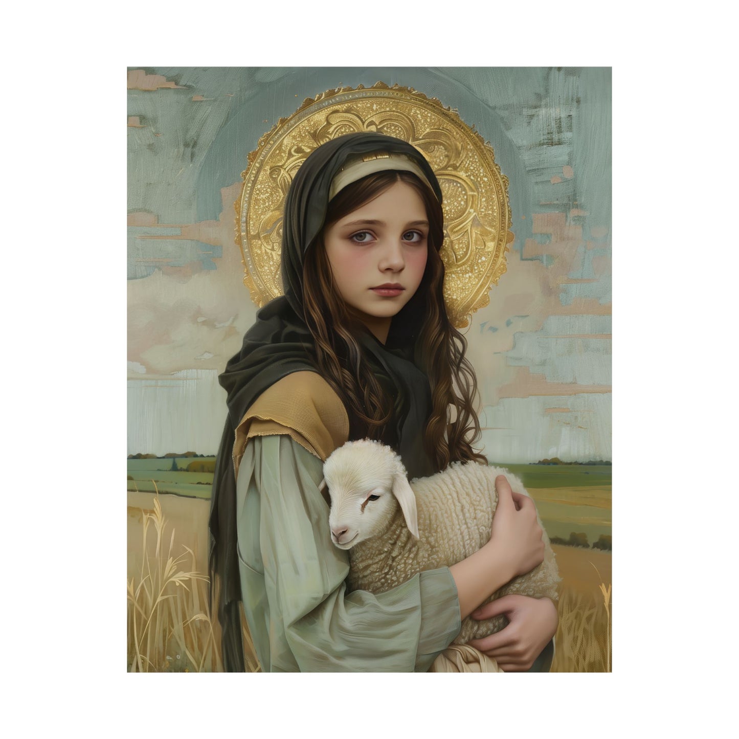 Saint Belina - Multiple Sizes - Premium Matte Vertical Posters - Catholic Art - Religious Poster - Catholic Saint Art - Multiple Sizes