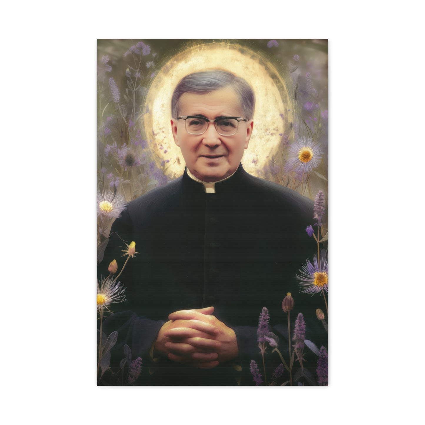 Saint Josemaría Escrivá - Museum Wrapped Canvas - Print - Religious Art for your Home - Christian print