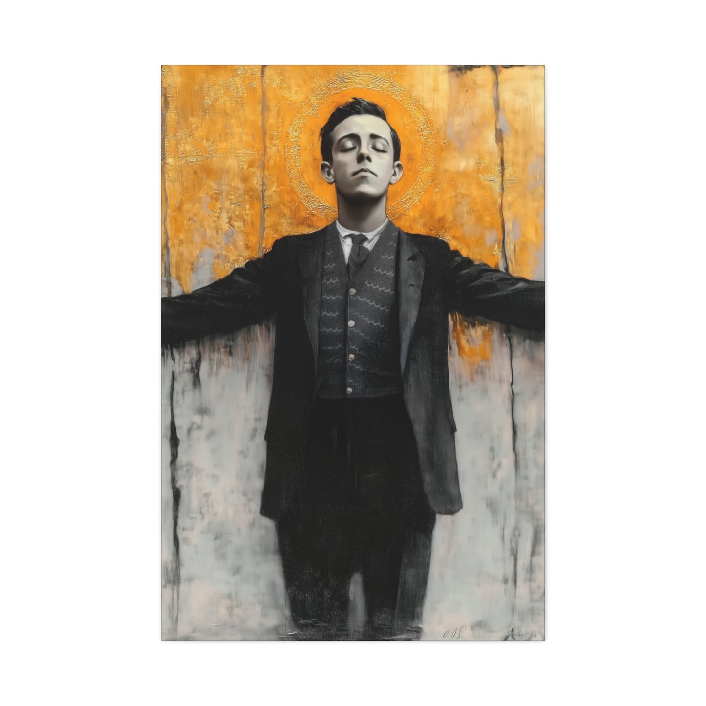 Blessed Miguel Pro- Gallery Wrapped Canvas - Print - Religious Art for your Home - Catholic Saint Art Print - Home Decor - Catholic Art