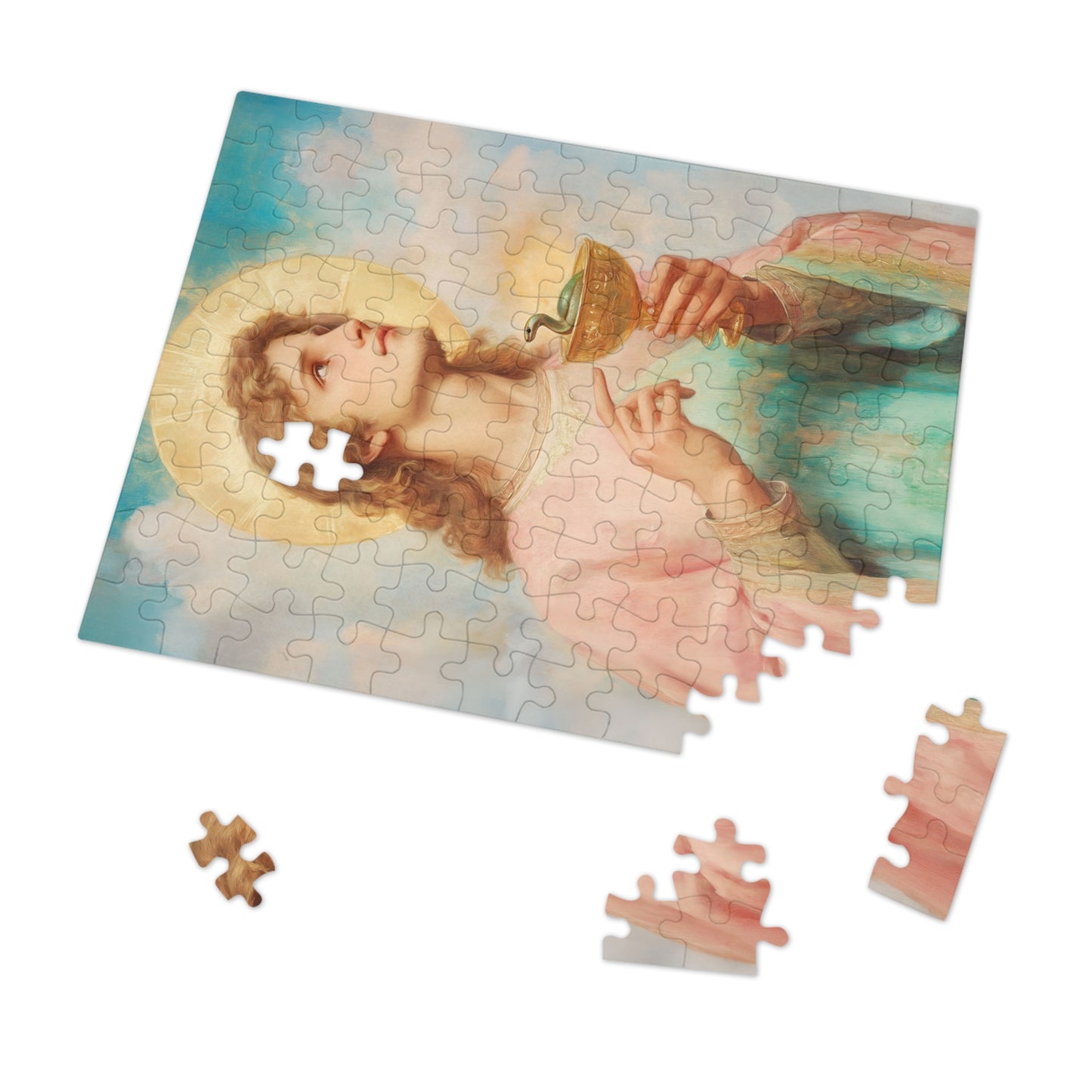 Saint John the Apostle - Puzzle and Keepsake Tin - Religious Jigsaw Puzzle (30, 110, 252, 500,1000-Piece) - Religious Puzzle