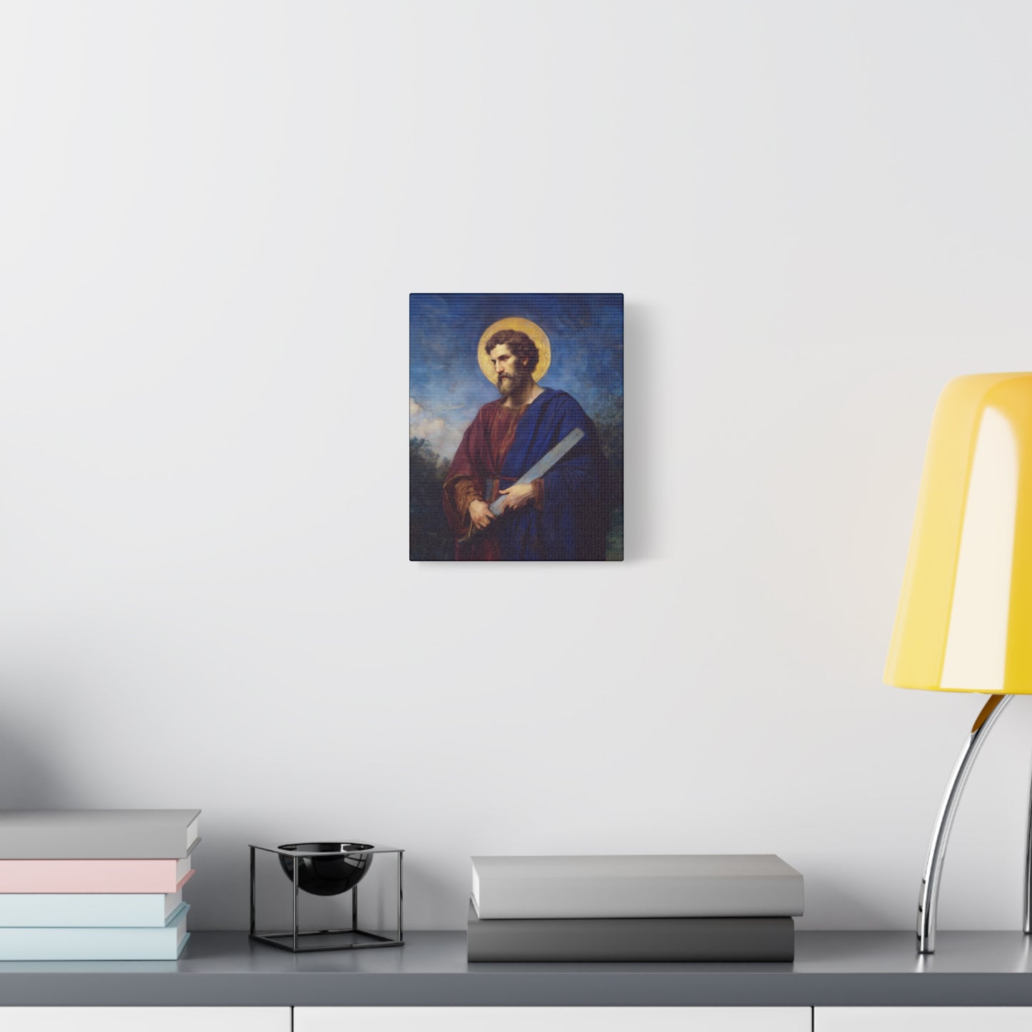 Saint Simon the Apostle  - Gallery Wrapped Canvas - Print - Religious Art for your Home - Catholic Art