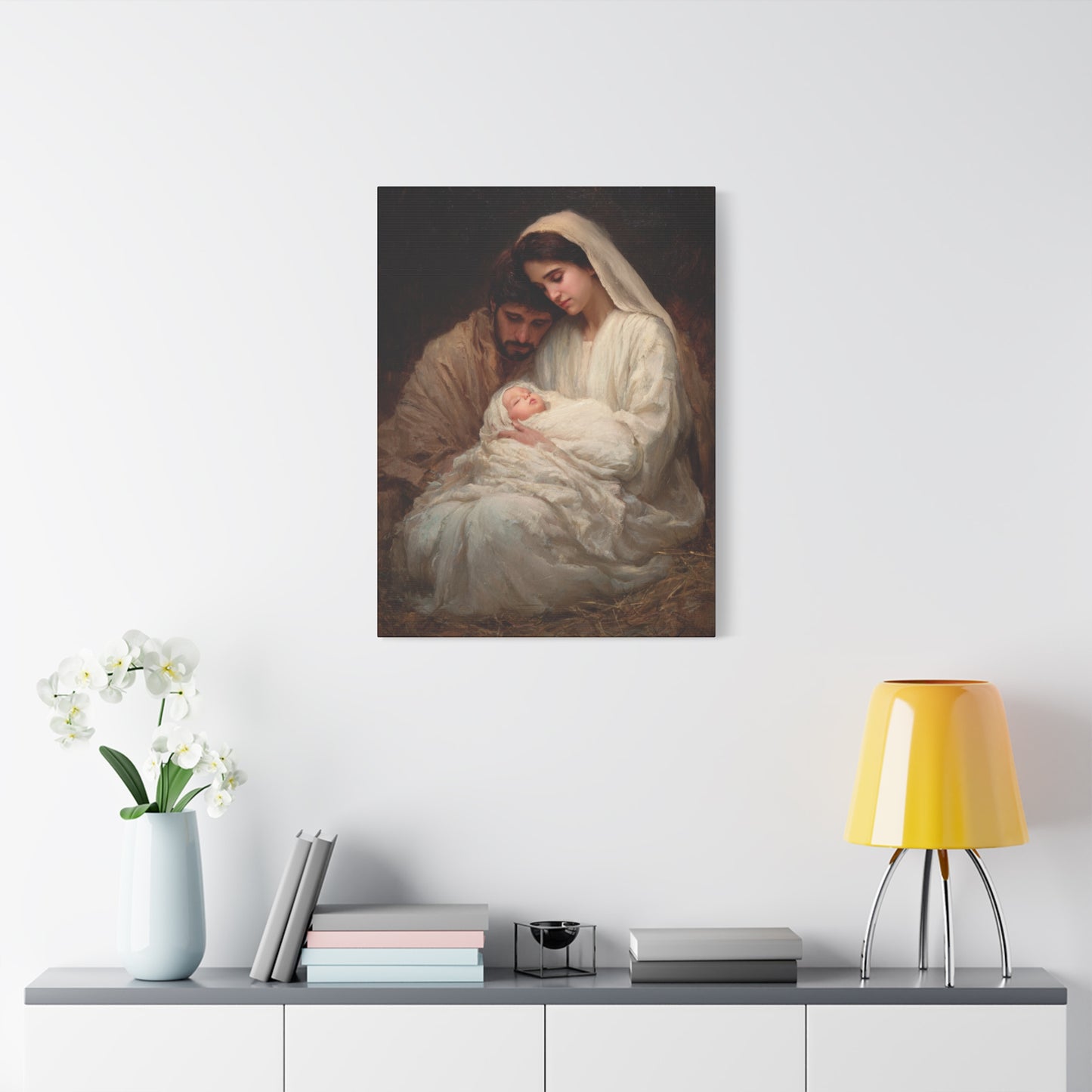 The Quiet Kingdom of the Holy Family - Gallery Wrapped Canvas - Print - Religious Art for your Home - Catholic