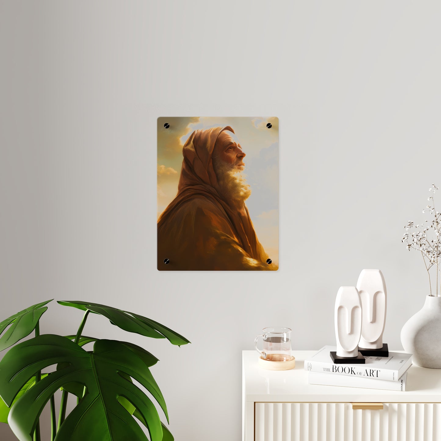 Father Abraham Wall Art Panel - Ready to Hang Acrylic Print - Catholic Saint Art - Patron Saint Print - No Frame needed
