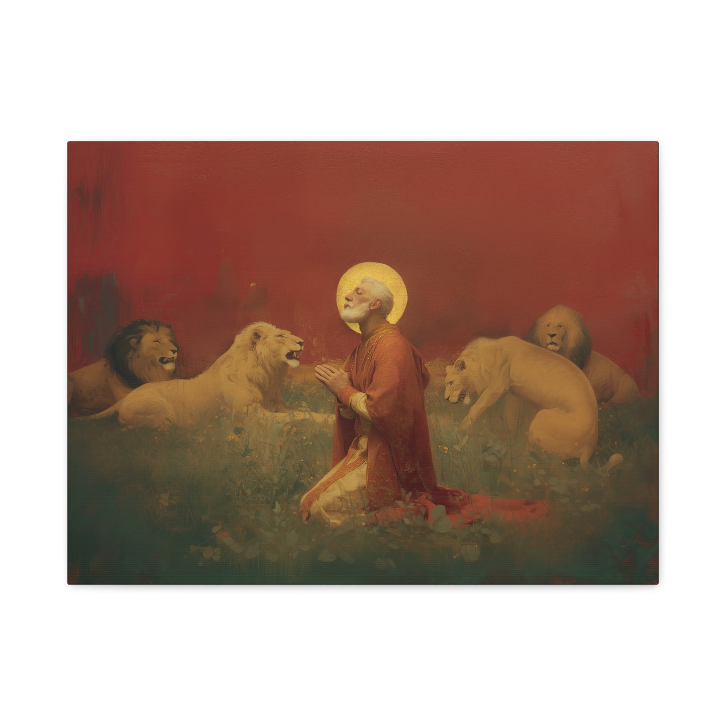 Saint Ignatius of Antioch -  Museum Wrapped Canvas - Sanctified Souls Print - Religious Art for your Home - Catholic Patron Saint Art