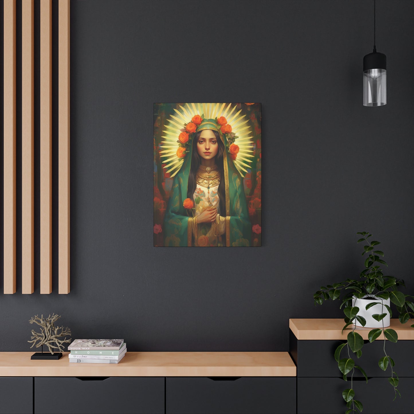 Patroness of Hope Our Lady of Guadalupe Museum Wrapped Canvas Print - Multiple Sizes - Catholic Home art