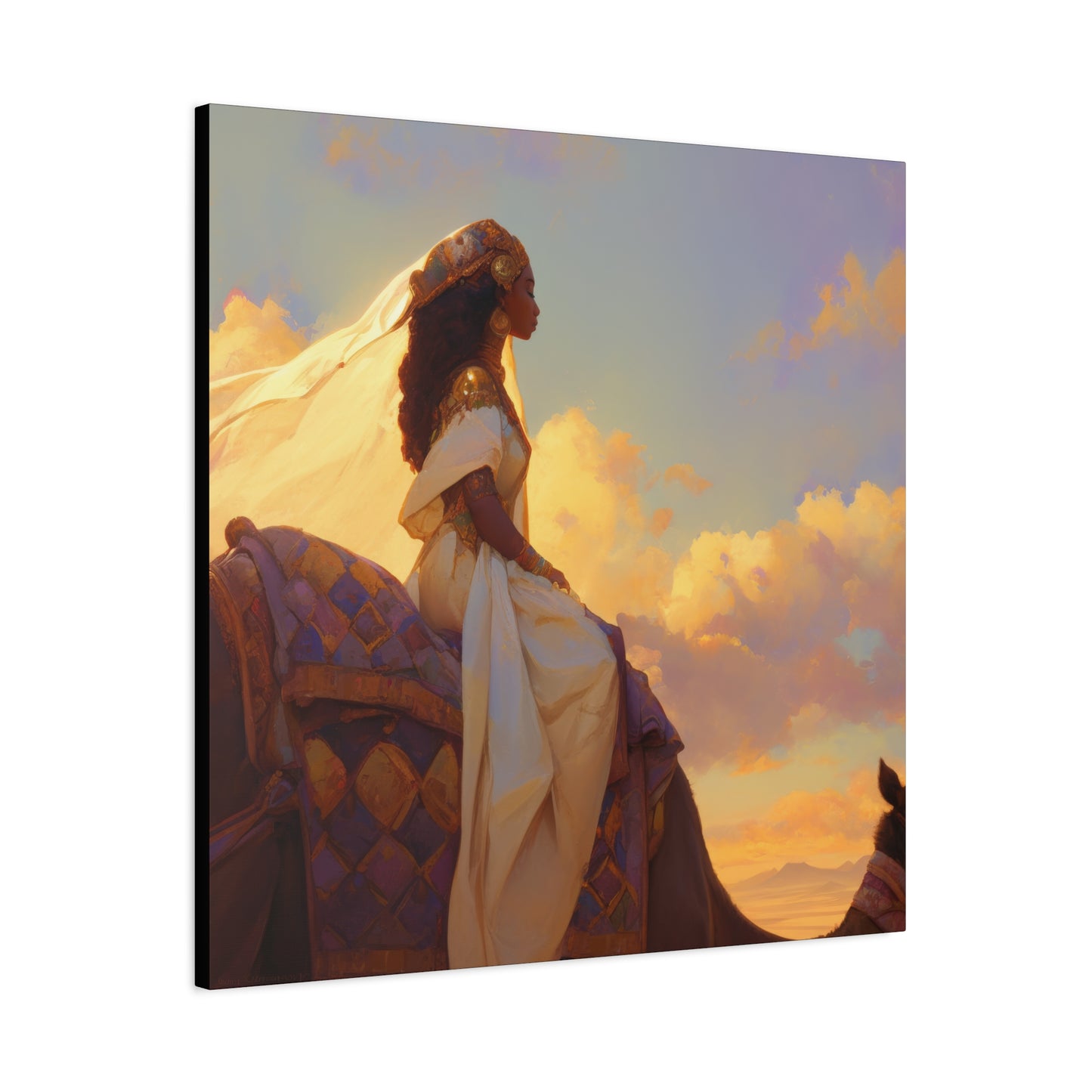 Queen of Sheba - Gallery Wrapped Canvas - Print - Religious Art for your Home - Catholic Art