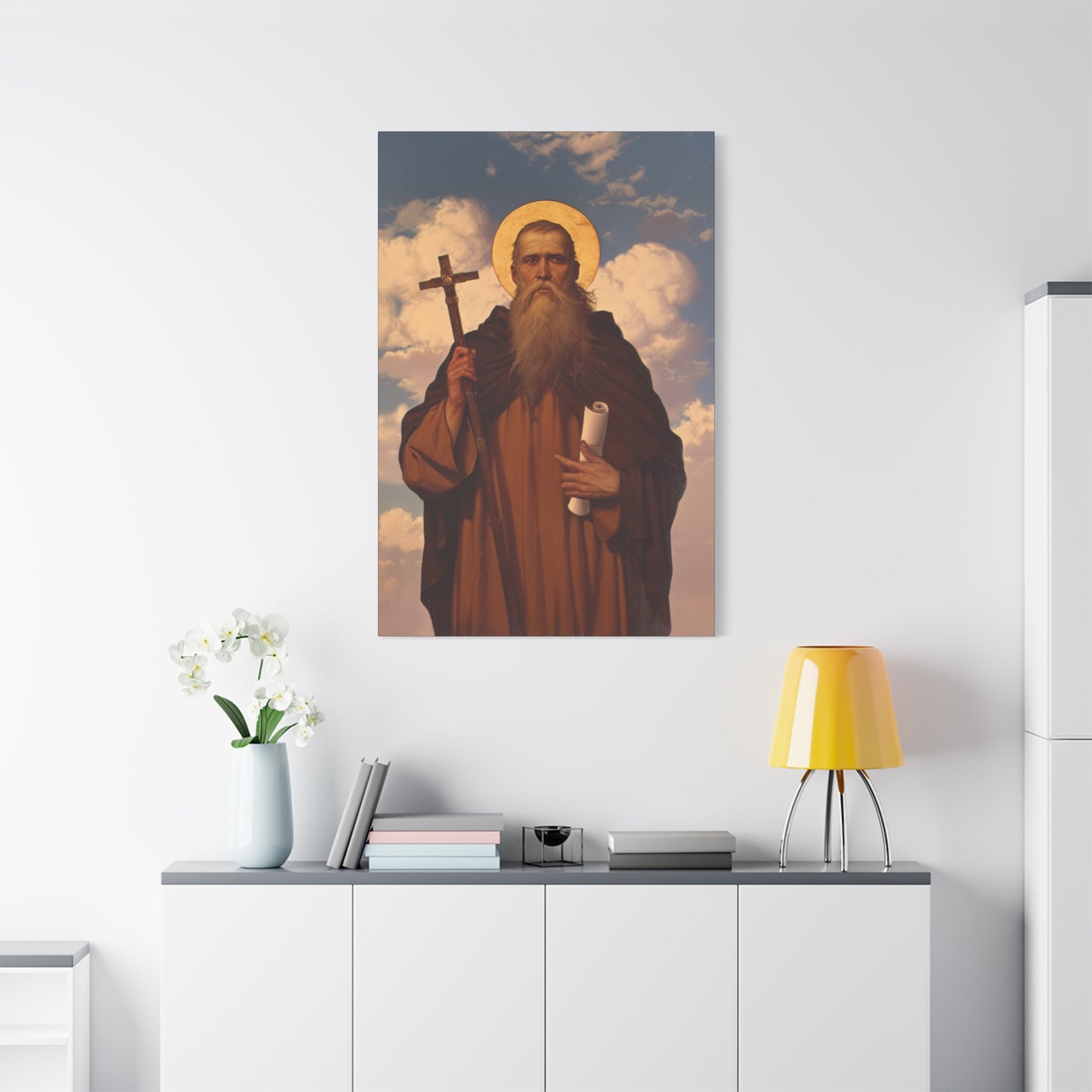 Saint Joannicus the Great / Loannikios of Mount Olympus - Gallery Wrapped Canvas - Print - Religious Art for your Home - Catholic Art Print