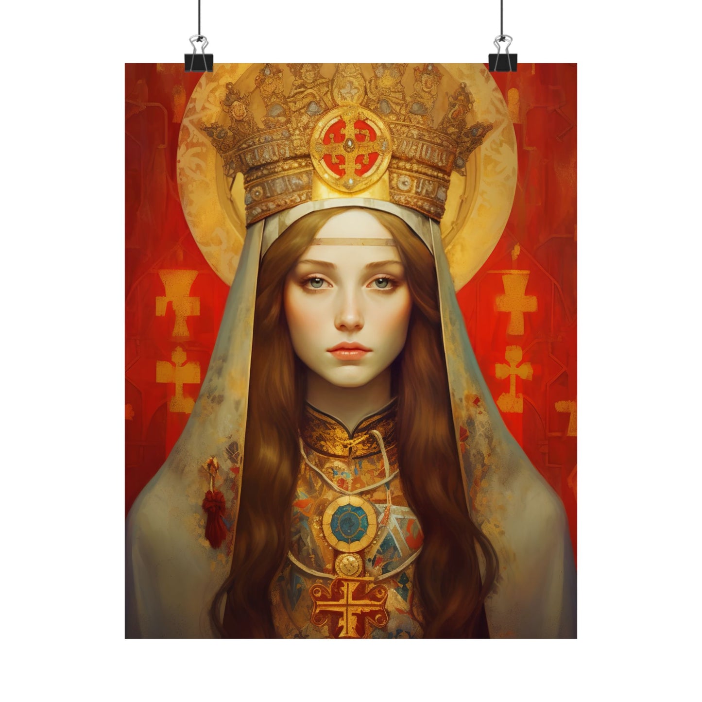 Saint Alexandra Print - Sanctified Souls Print - Multiple Sizes - Premium Matte Vertical Posters