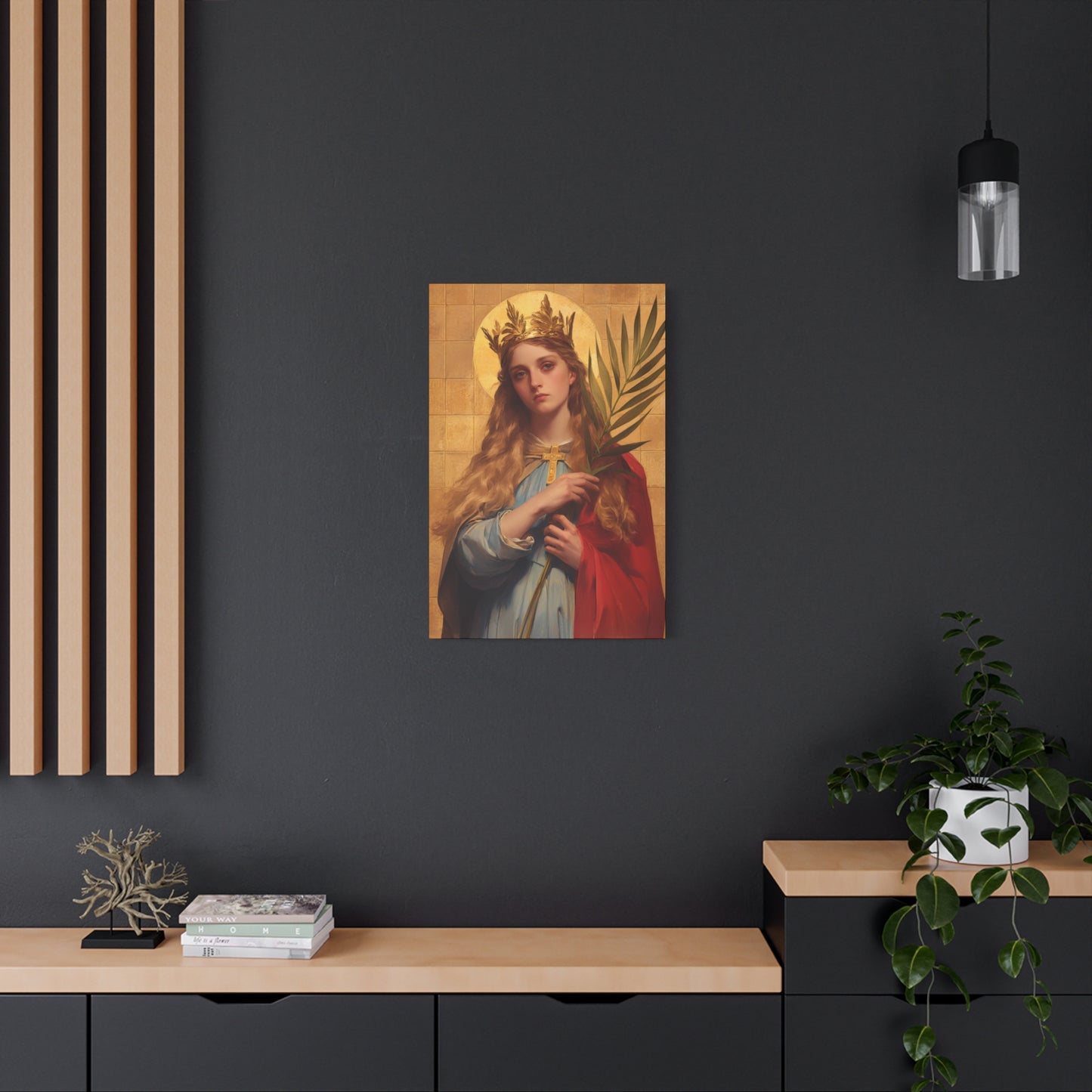 Saint Agrippina - Gallery Wrapped Canvas - Print - Religious Art for your Home - Catholic Art