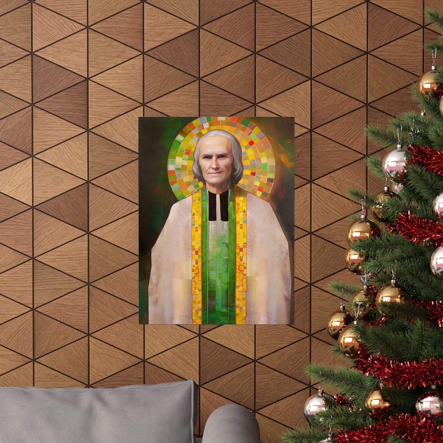 Saint John Vianney - Sanctified Souls Print - Multiple Sizes - Premium Matte Vertical Posters - Catholic Art - Religious Poster