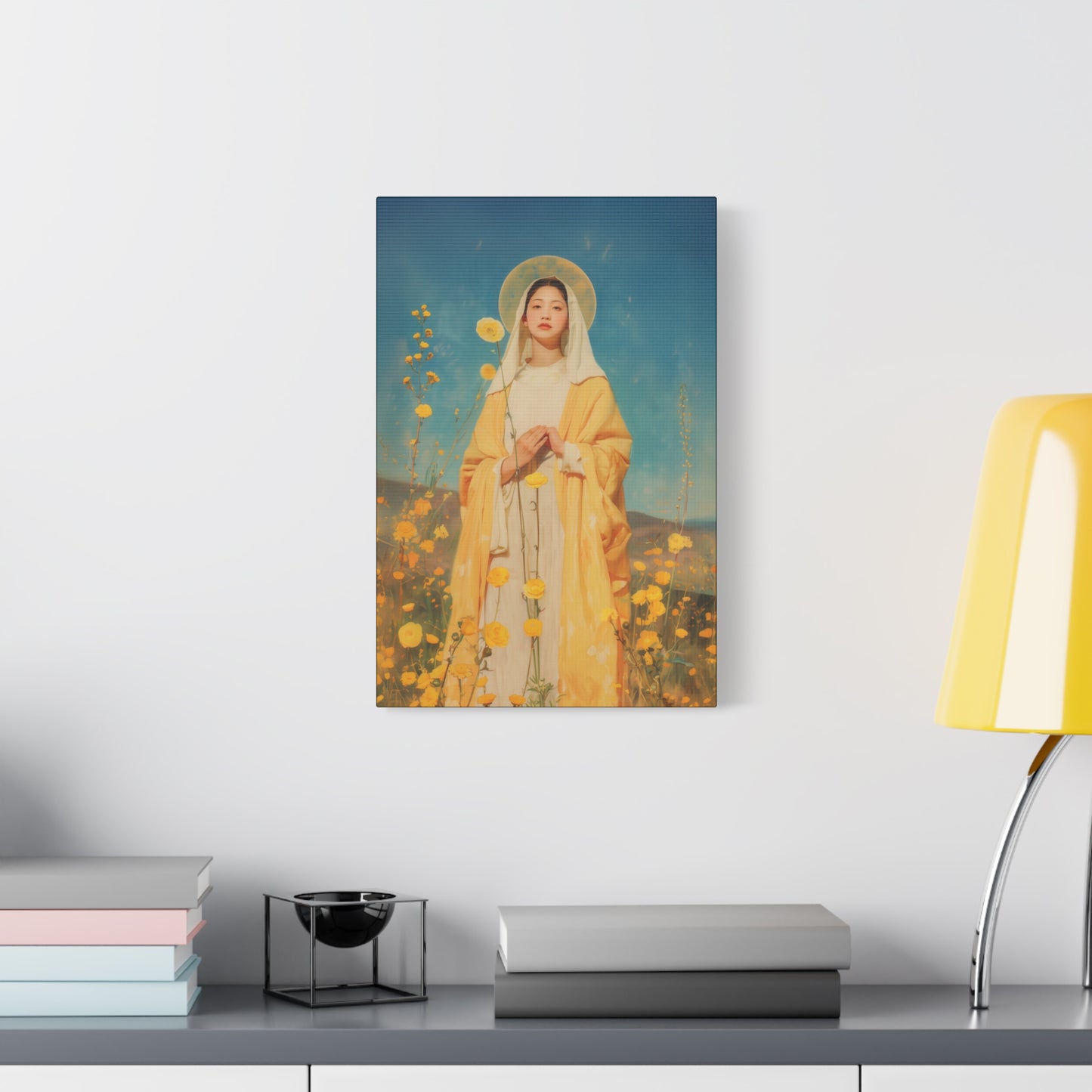 Saint Agatha Lin - Gallery Wrapped Canvas - Print - Religious Art for your Home - Catholic Art