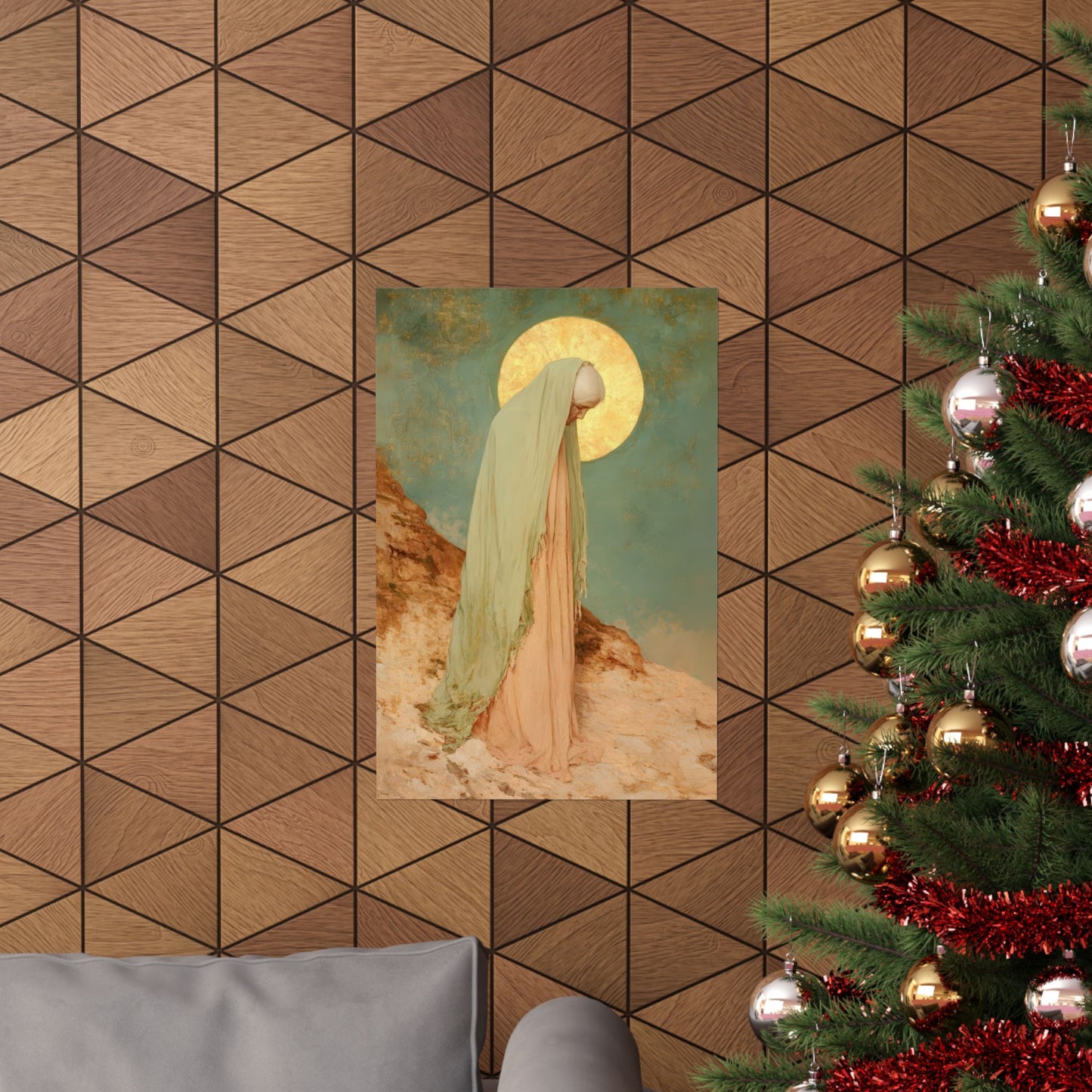 Saint Melania the Elder - Desert Mother - Sanctified Souls Print - Multiple Sizes - Premium Matte Vertical Posters