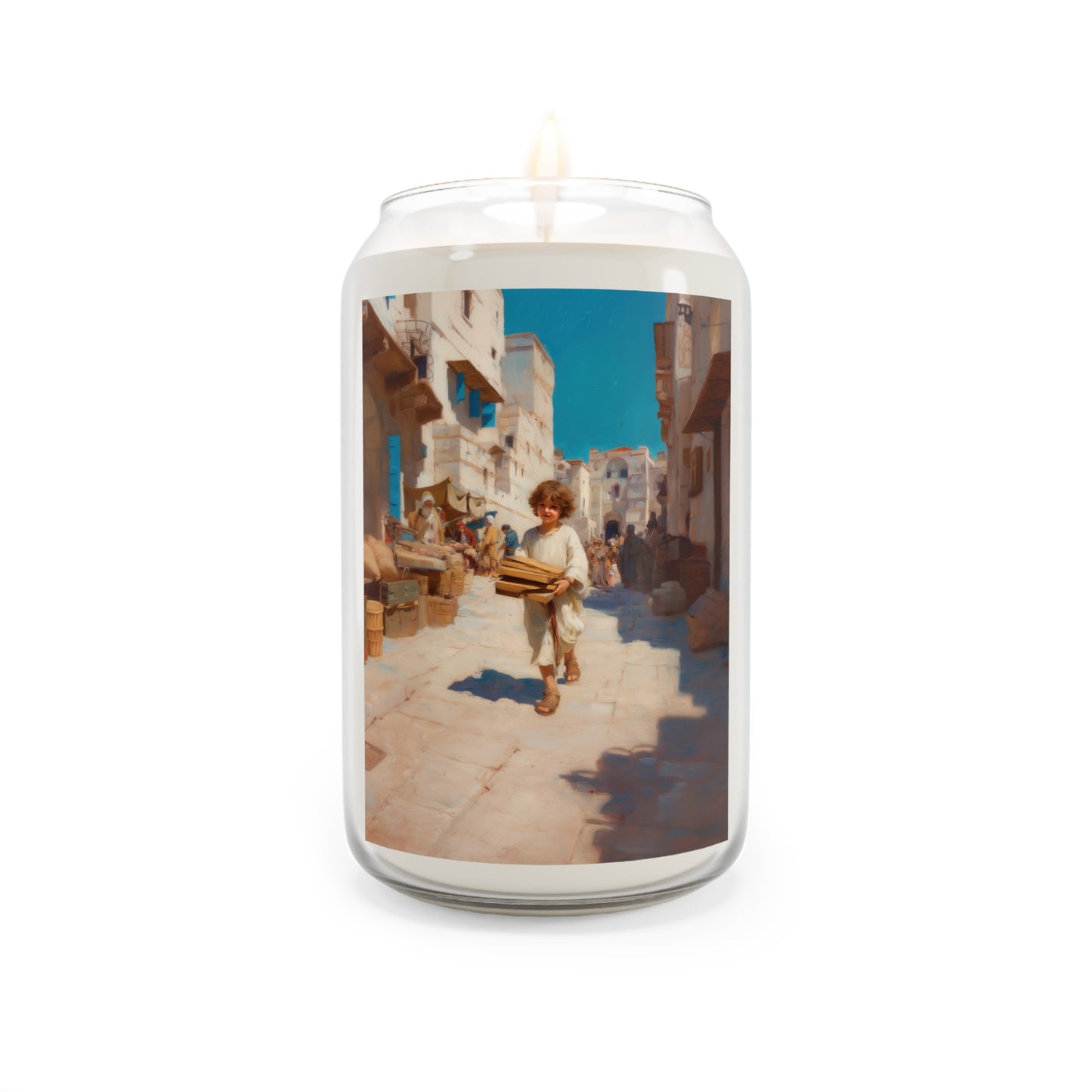 Nazareth and the Hidden Light of Christ - Scented Prayer Candle, 13.75oz - Tall Size - Religious Prayer Candle