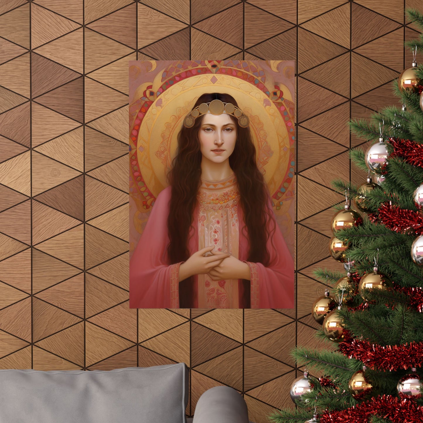 Saint Apollonia Print - Sanctified Souls Print - Multiple Sizes - Premium Matte Vertical Posters