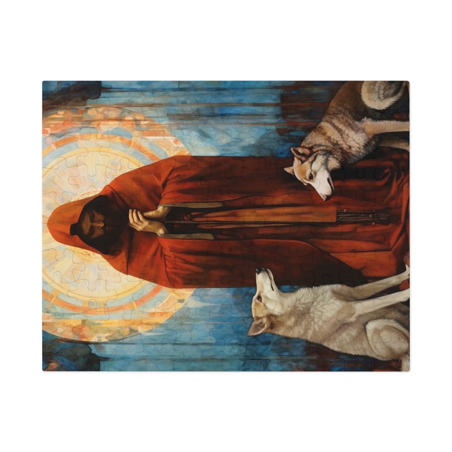 Saint Aibhe - Puzzle and Keepsake Tin - Religious Jigsaw Puzzle (30, 110, 252, 500,1000-Piece) - Religious Puzzle