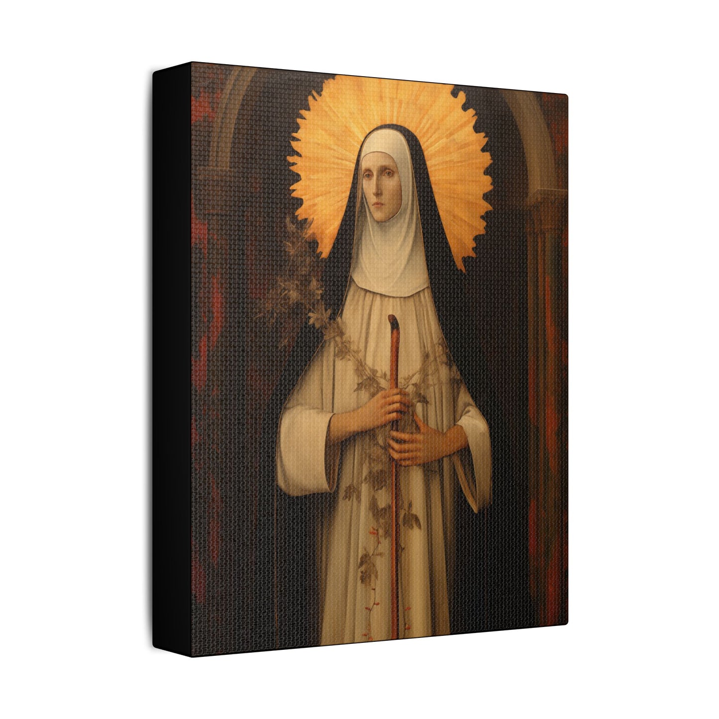 Saint Margaret of Castello - Museum Wrapped Canvas - Sanctified Souls Print - Religious Art for your Home - Blessed Margaret of Castello