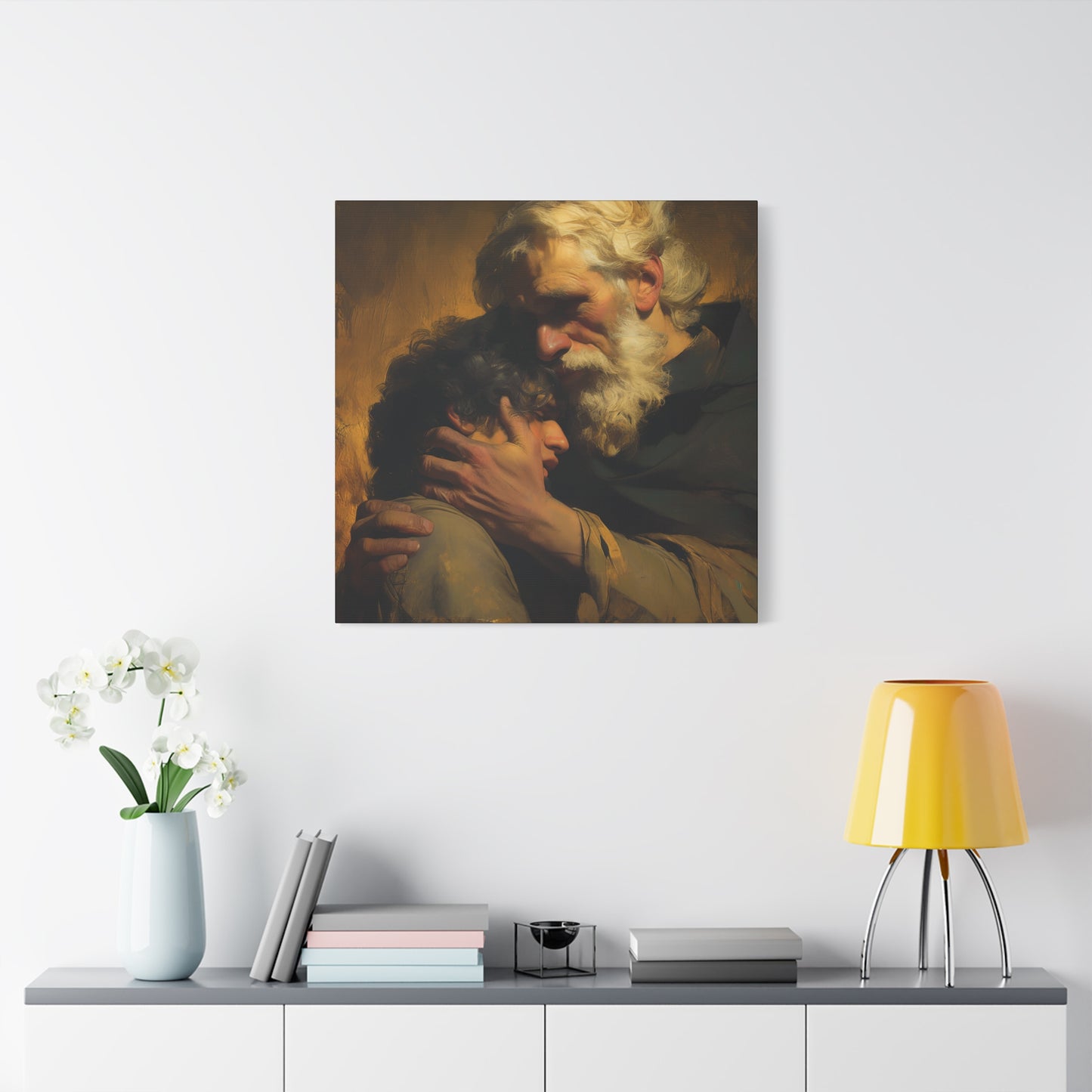 The Return of the Prodigal Son - Gallery Wrapped Canvas - Print - Religious Art for your Home - Catholic Art Print
