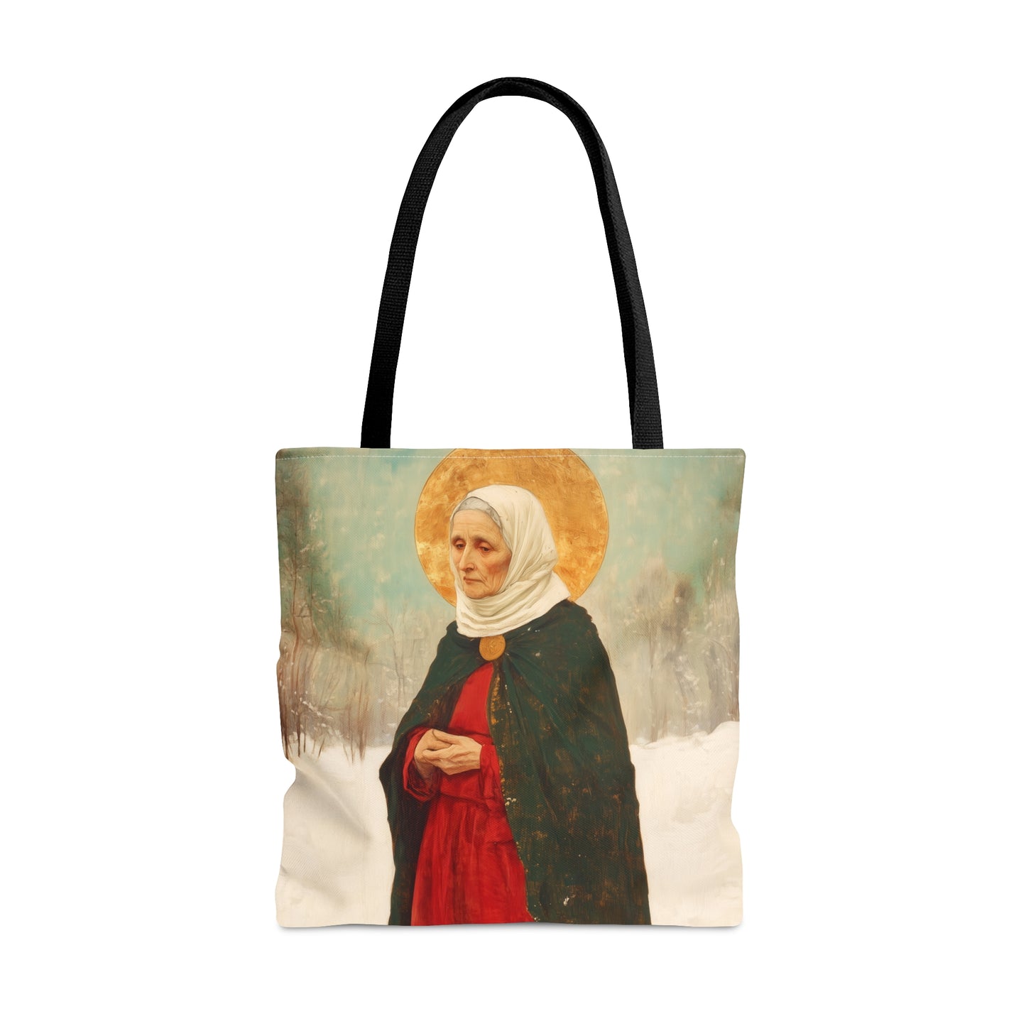 Saint Xenia - Russian Saint Art - Tote Bag - Large Medium Small Faith Art Bag - Catholic Faith Purse