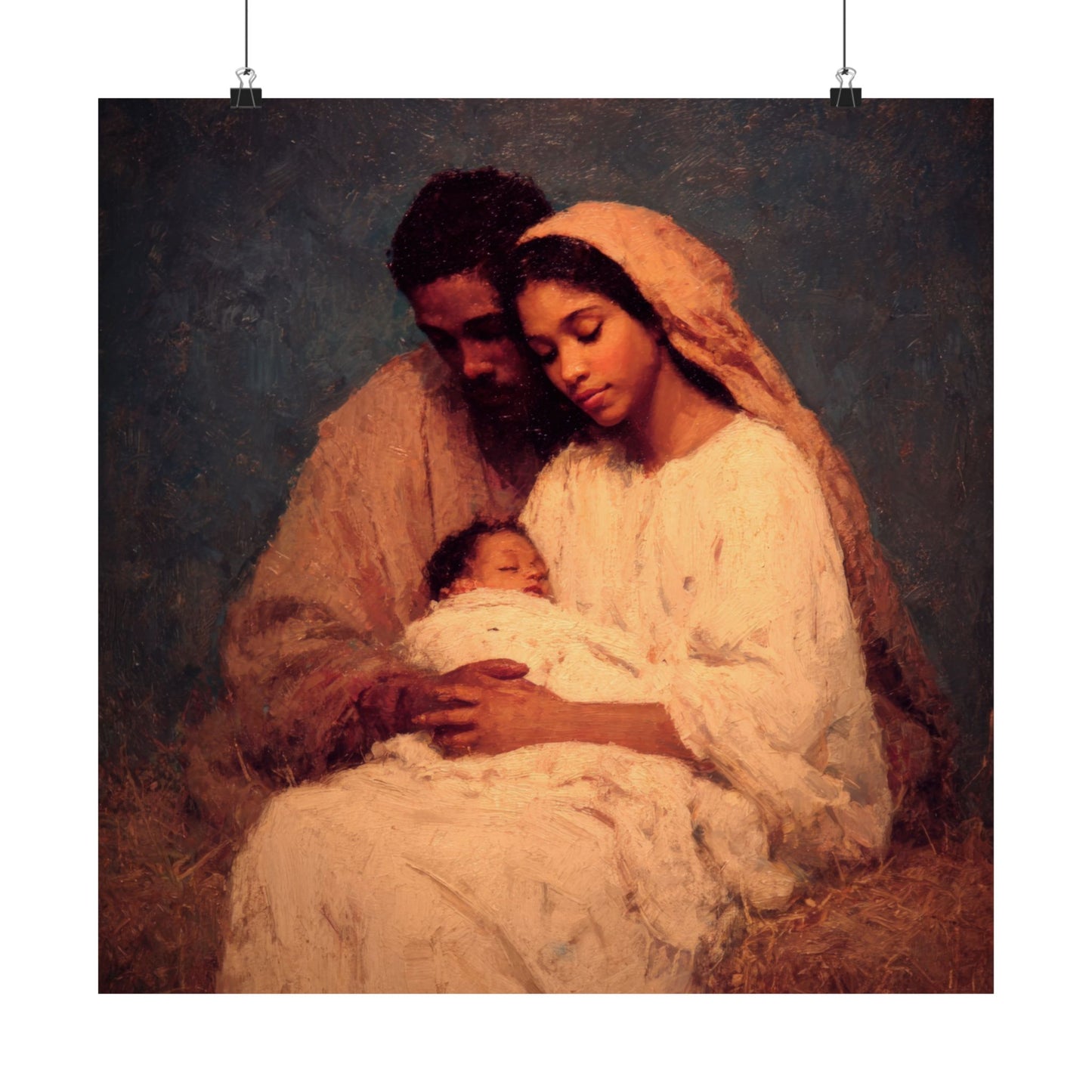 Love Made Visible in the Holy Family - Sanctified Souls Print - Multiple Sizes - Premium Matte Vertical Posters