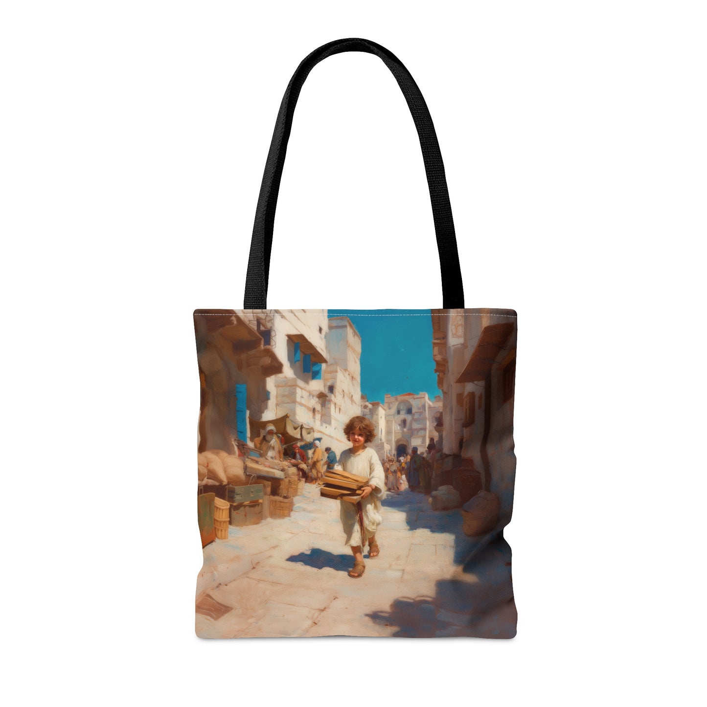 Nazareth and the Hidden Light of Christ - Tote Bag - Large Medium Small Faith Art Bag - Catholic Faith Purse