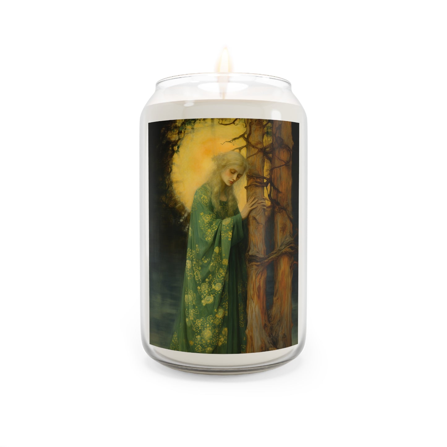 Saint Afra - Scented Prayer Candle, 13.75oz - Tall Size - Religious Prayer Candle - Catholic Art - Religious Gift