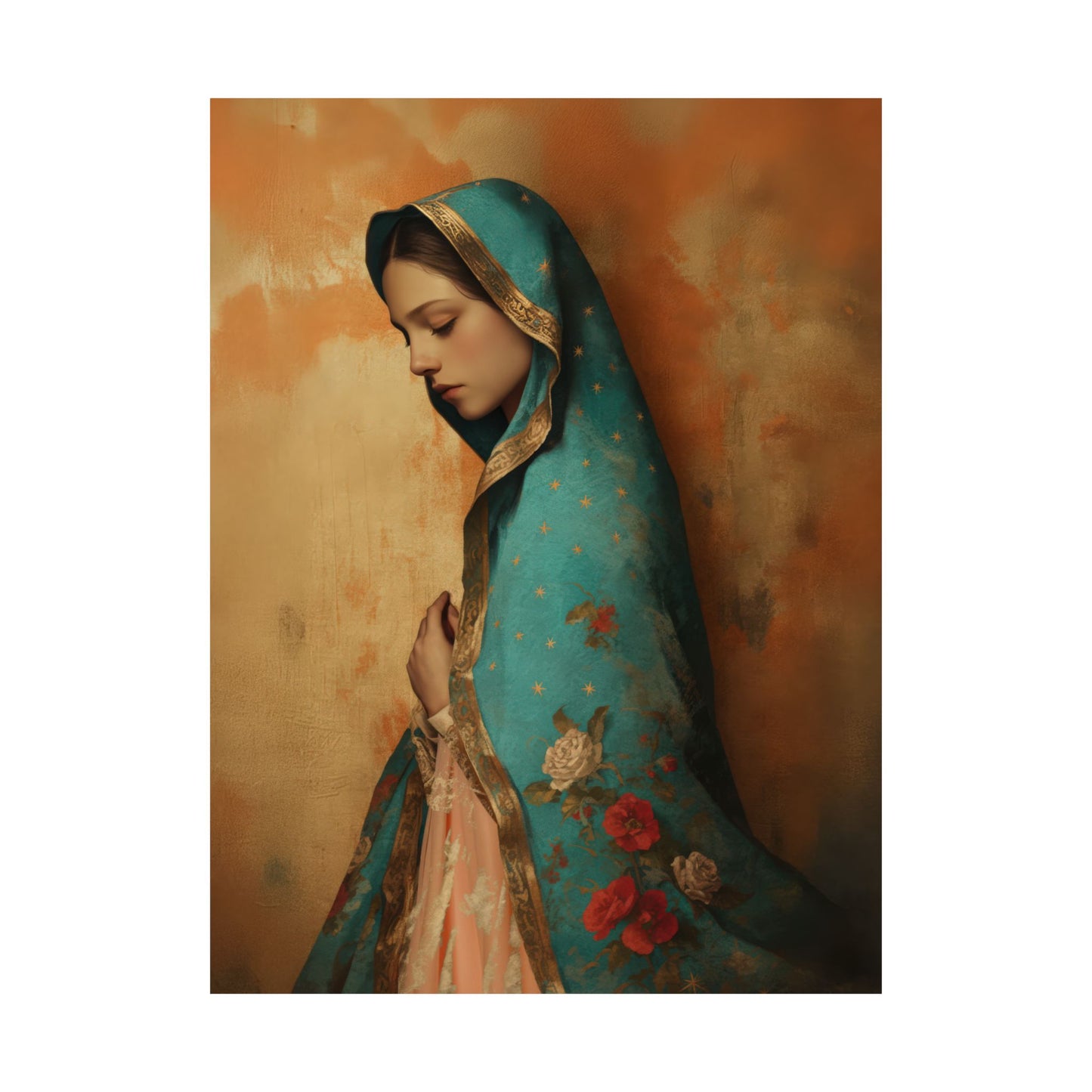 Our Lady of Guadalupe - Sanctified Souls Print - Multiple Sizes - Premium Matte Vertical Posters