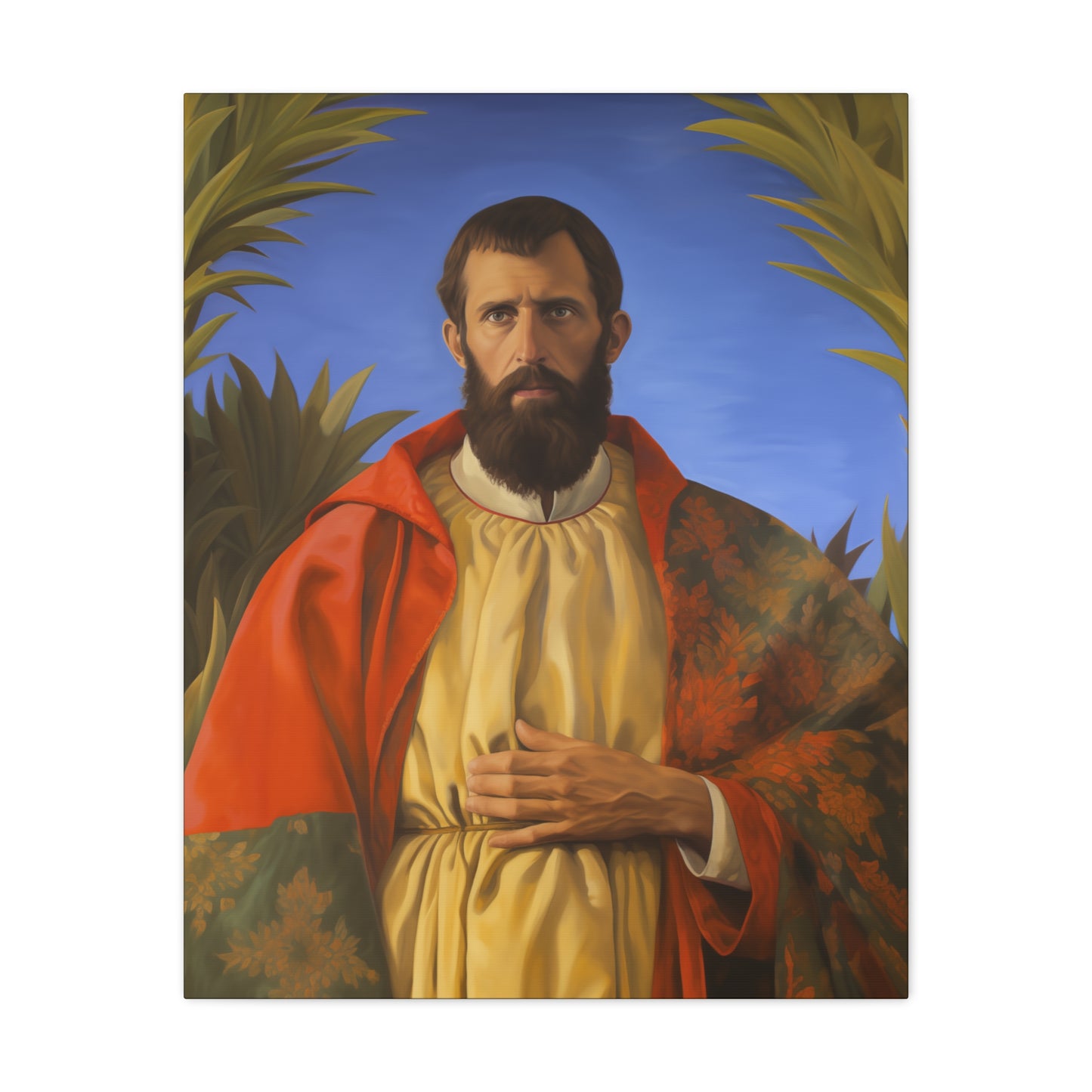 Saint Thomas the Apostle - Museum Wrapped Canvas - Sanctified Souls Print - Religious Art for your Home