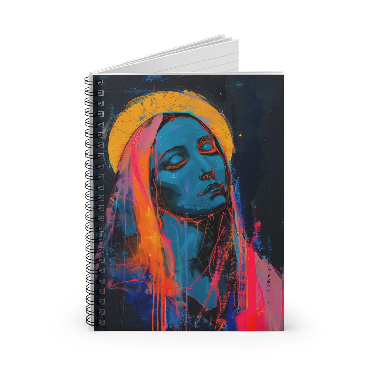 Mary, Mother of God - Mother of Eternal Wisdom - Sanctified Souls Art - Religious - Spiral Notebook - Ruled Line - Catholic Religious art