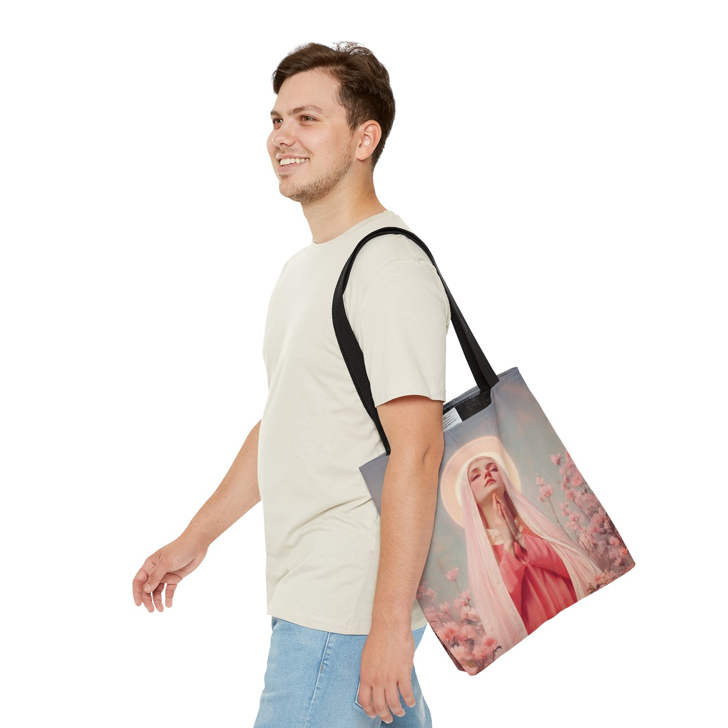 Saint Illuminata - Tote Bag - Large Medium Small Faith Art Bag - Catholic Faith Purse
