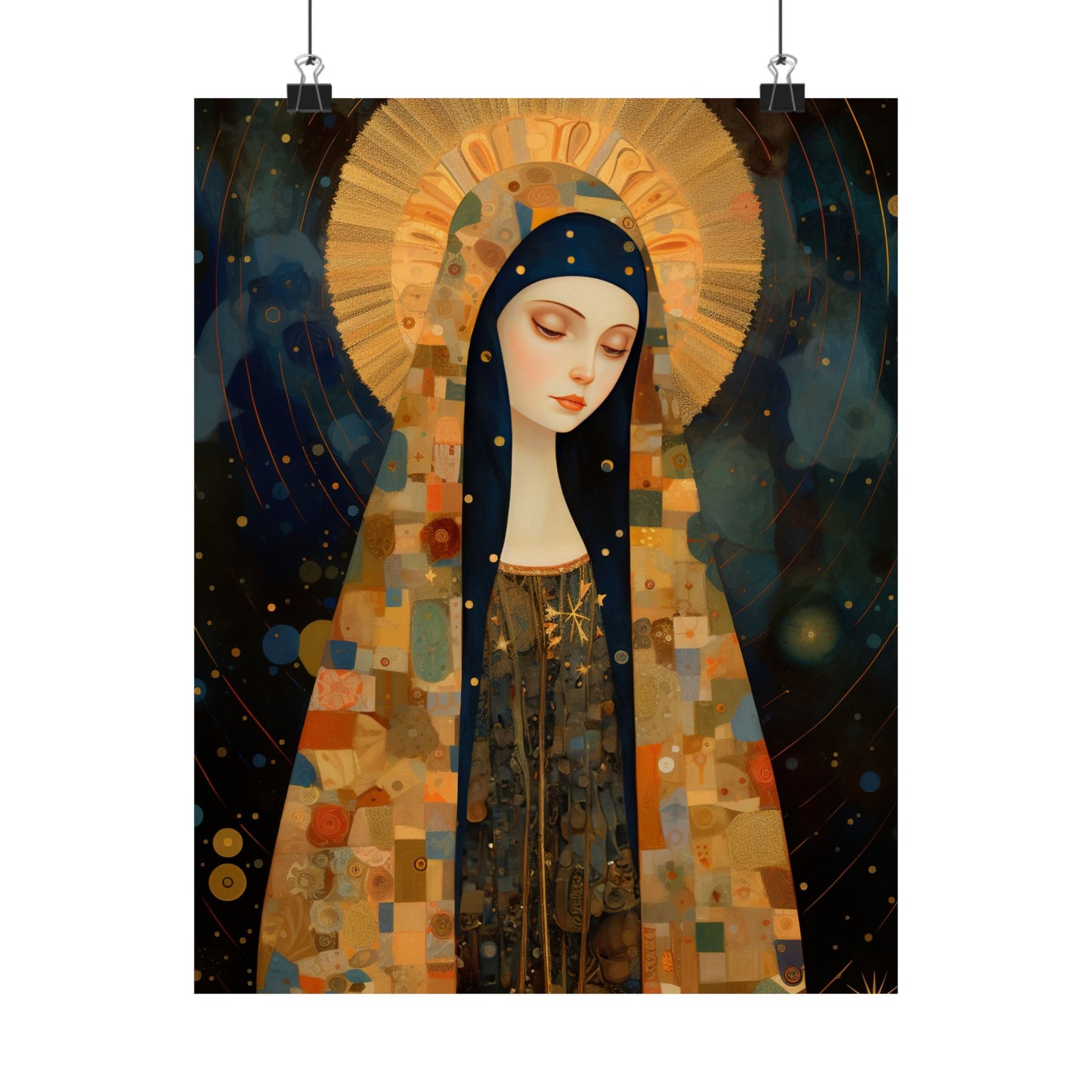 The Eternally Beloved: Mary in Art - Sanctified Souls Print - Multiple Sizes - Premium Matte Vertical Posters