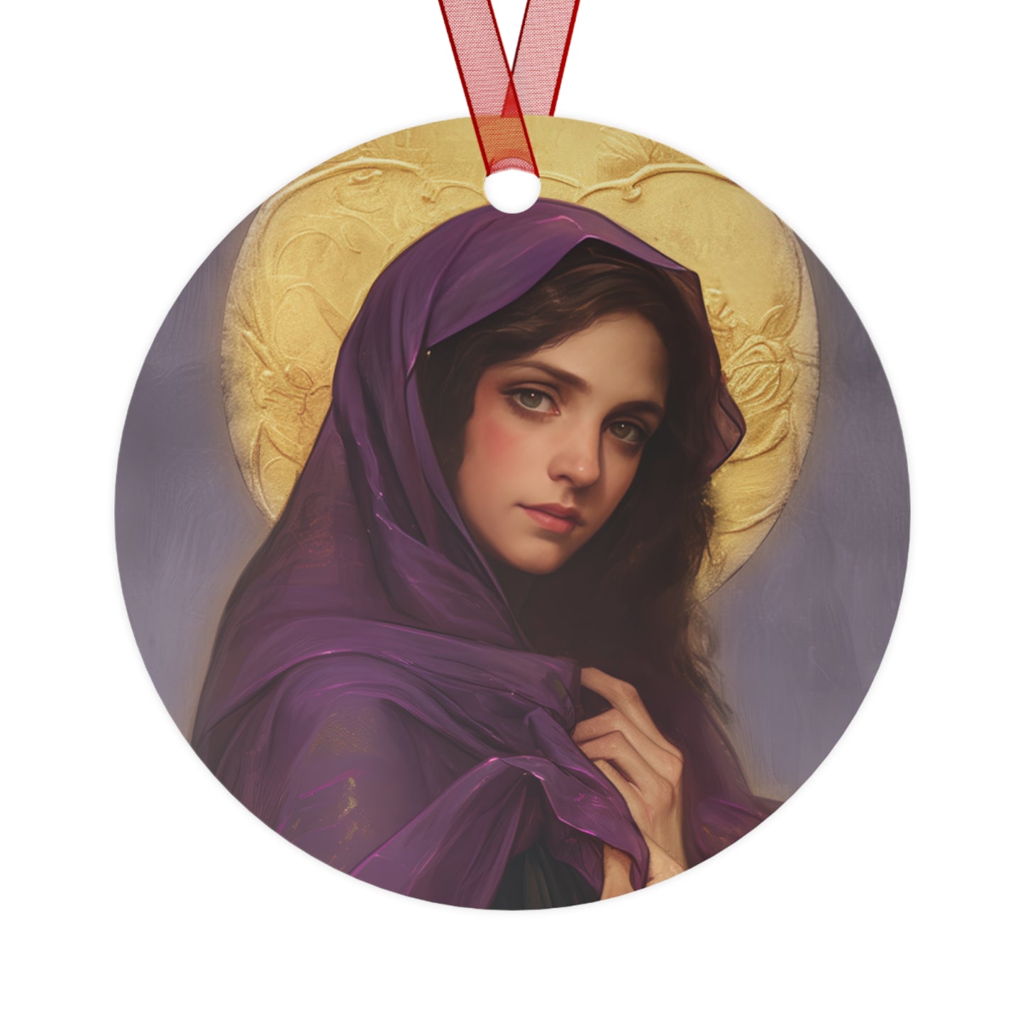 Saint Lydia Purpuraria / Lydia of Thyatira Metal Ornament - Religious Holiday Christmas Ornament and Keepsake - Catholic Keepsake