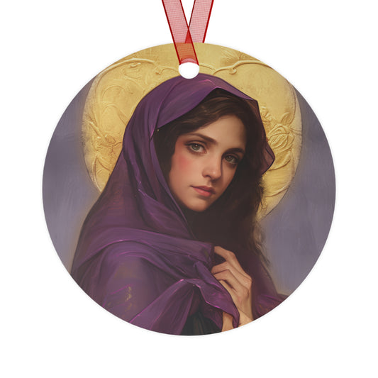 Saint Lydia Purpuraria / Lydia of Thyatira Metal Ornament - Religious Holiday Christmas Ornament and Keepsake - Catholic Keepsake