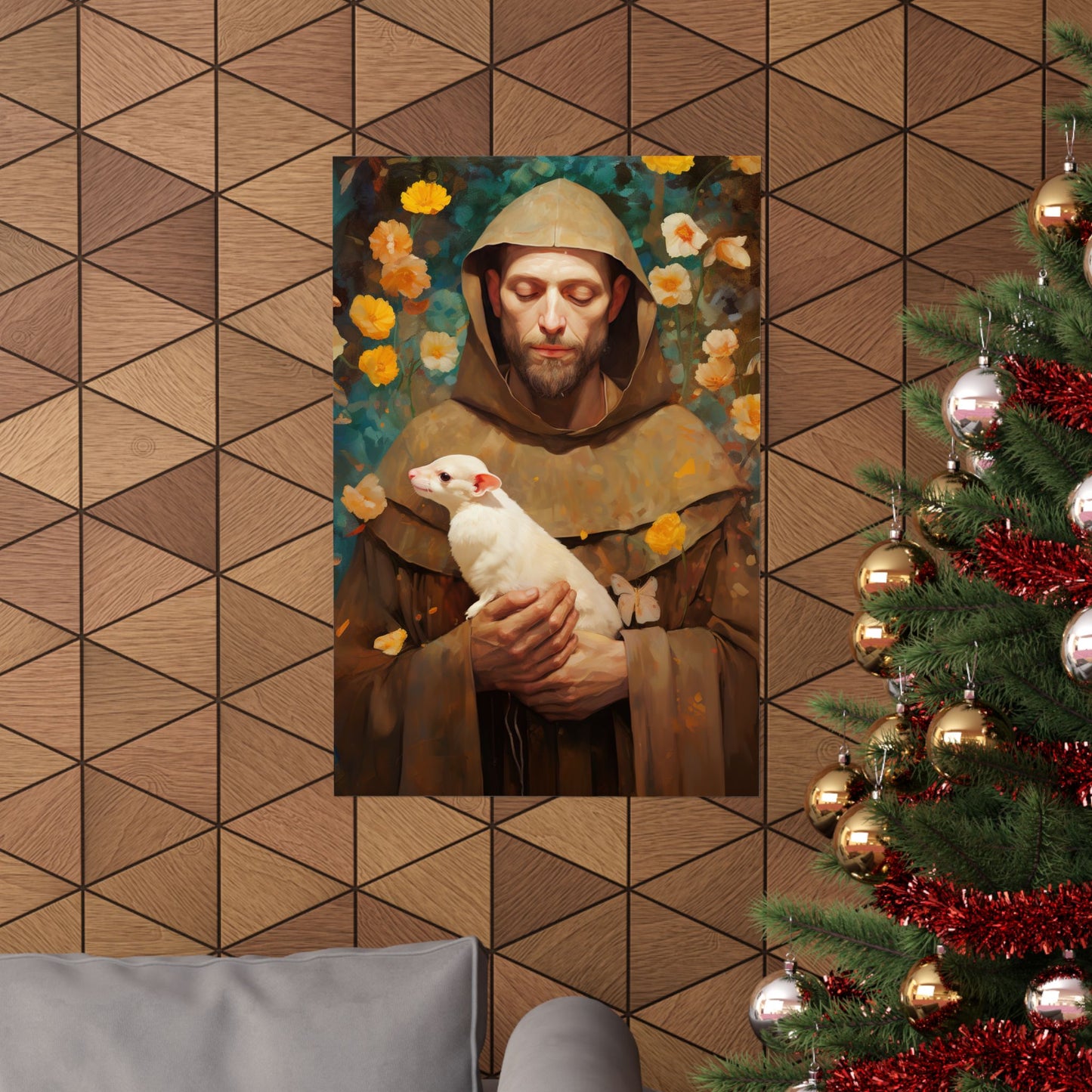 Saint Francis of Assisi - Sanctified Souls Print - Multiple Sizes - Premium Matte Vertical Posters