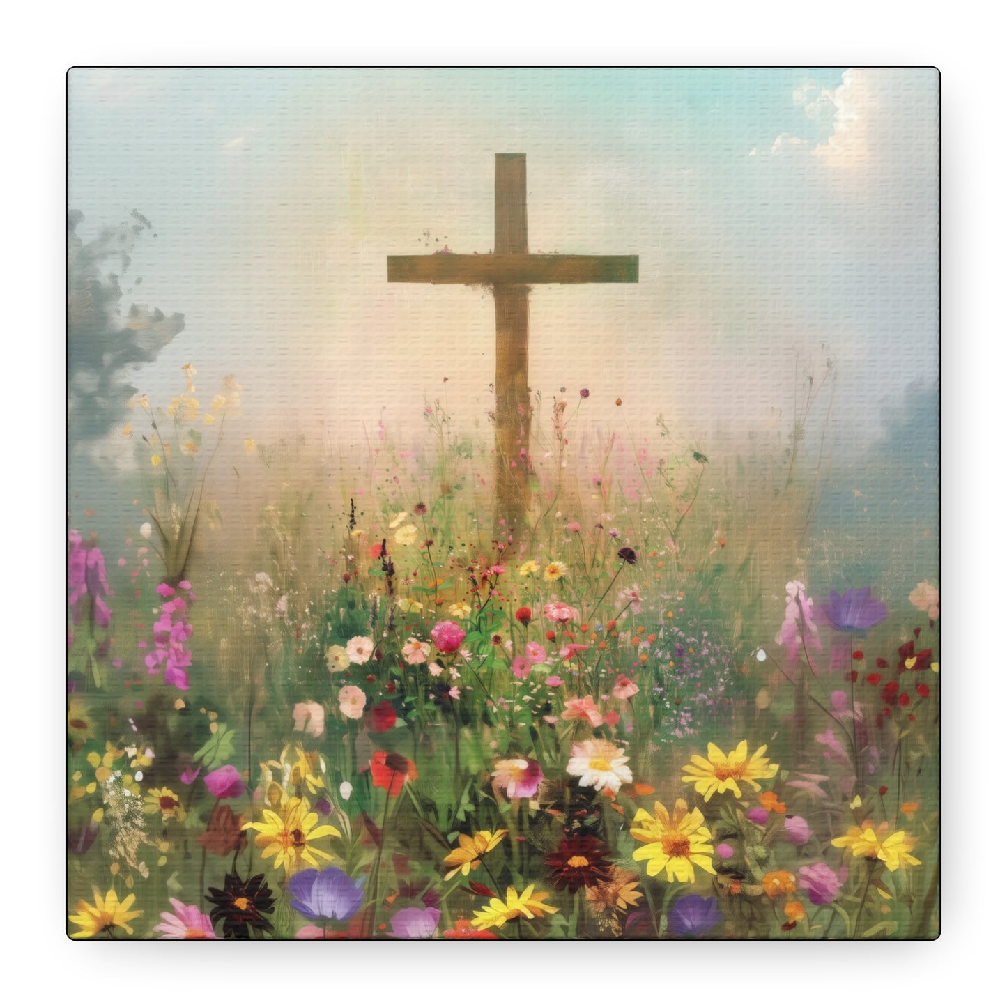 The Cross That Called the Earth to Life - Gallery Wrapped Canvas - Print - Religious Art for your Home - Catholic