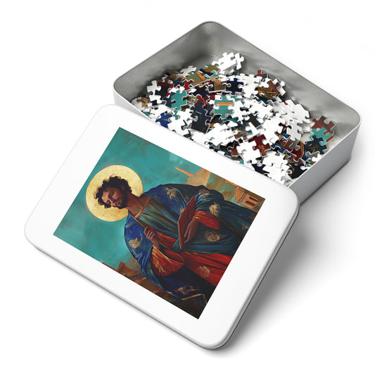 Saint Addal - Puzzle and Keepsake Tin - Religious (30, 110, 252, 500,1000) - Religious Puzzle - Gifts for Catholic Families