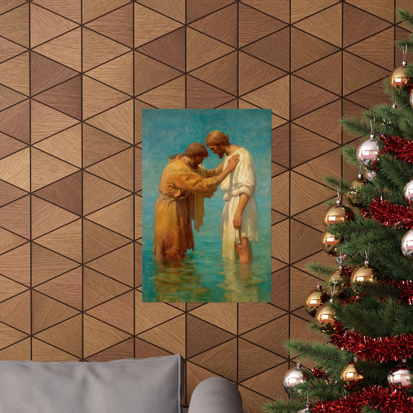 Saint John the Baptist, Servant of the Dawn - Sanctified Souls Print - Multiple Sizes - Premium Matte Vertical Posters