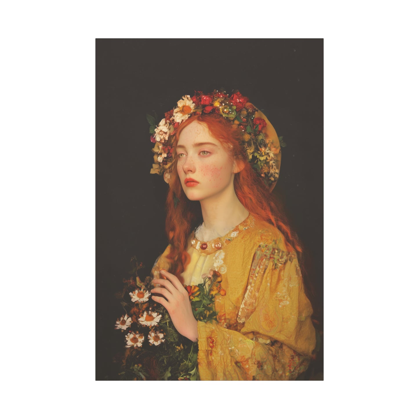 Radiance of Repentance - Mary Magdalene's Renewal - Museum Wrapped Canvas - Print - Religious Art for your Home - Prayer Room - Catholic