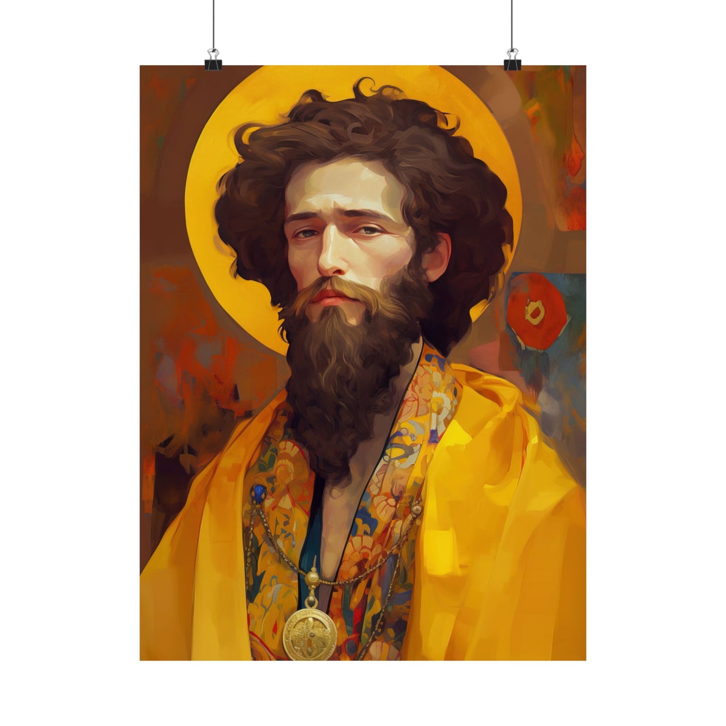 Saint James the Greater - Apostle - Sanctified Souls Print - Multiple Sizes - Premium Matte Vertical Posters