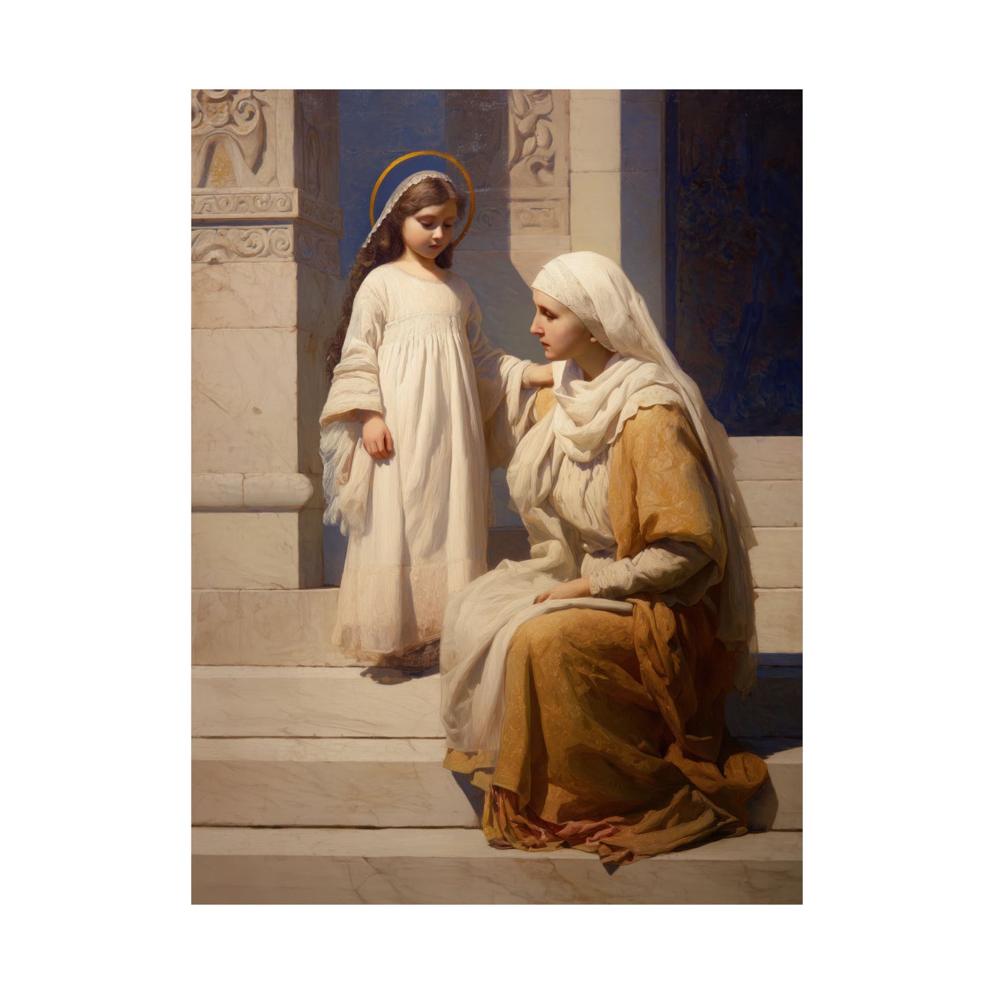 The Feast of the Presentation of the Blessed Mary - Sanctified Souls Print - Multiple Sizes - Premium Matte Vertical Posters
