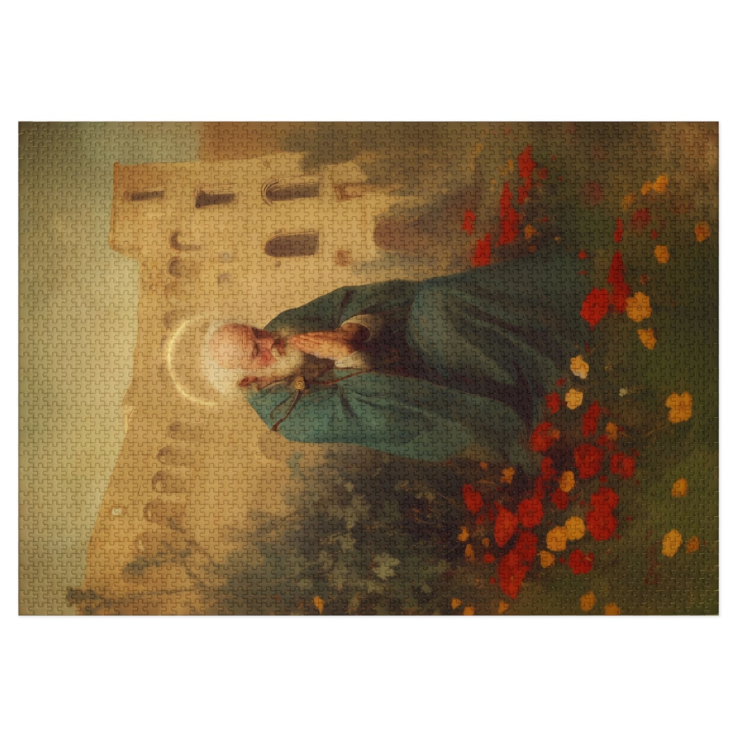 Saint Cyprian - Puzzle and Tin - Religious Jigsaw Puzzle (30, 110, 252, 500,1000) - Gift Catholic Families