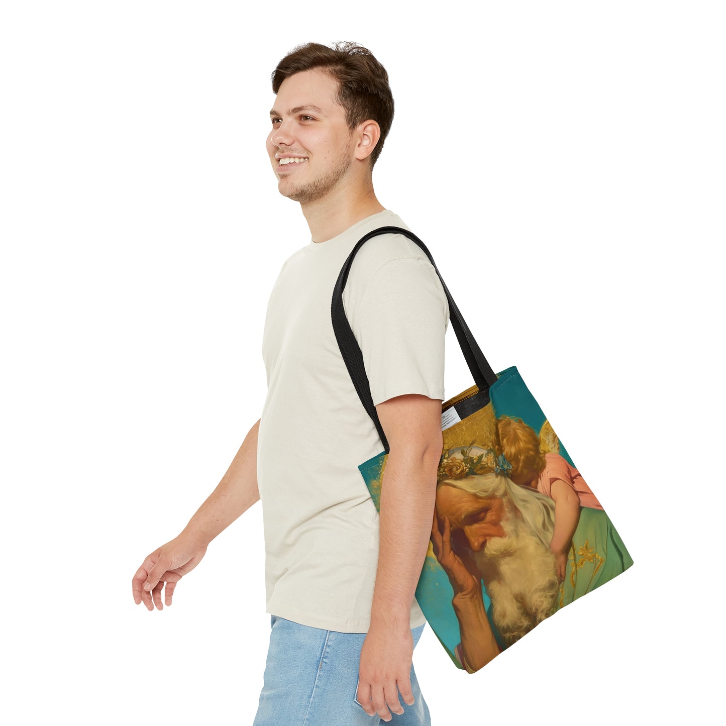 Saint Alexis Falconieri Tote Bag - Large Medium Small Faith Art Bag - Catholic Faith Purse - Religious - Prayer Bag - Devotional