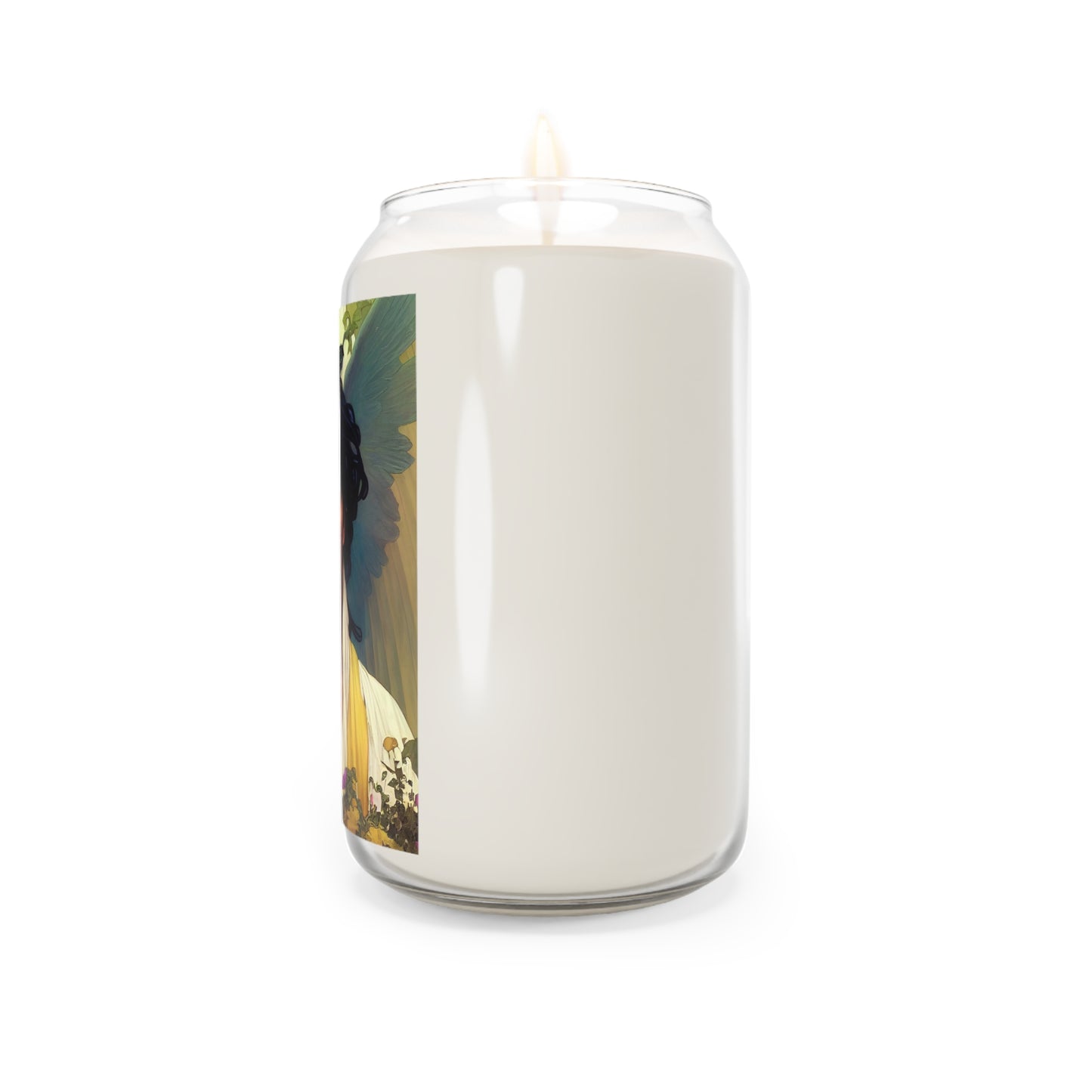 The Archangel Michael Candle  - Scented Candle, 13.75oz - Religious Prayer Candle - Guardian Angel artwork - Divine Inspired Angel Magic