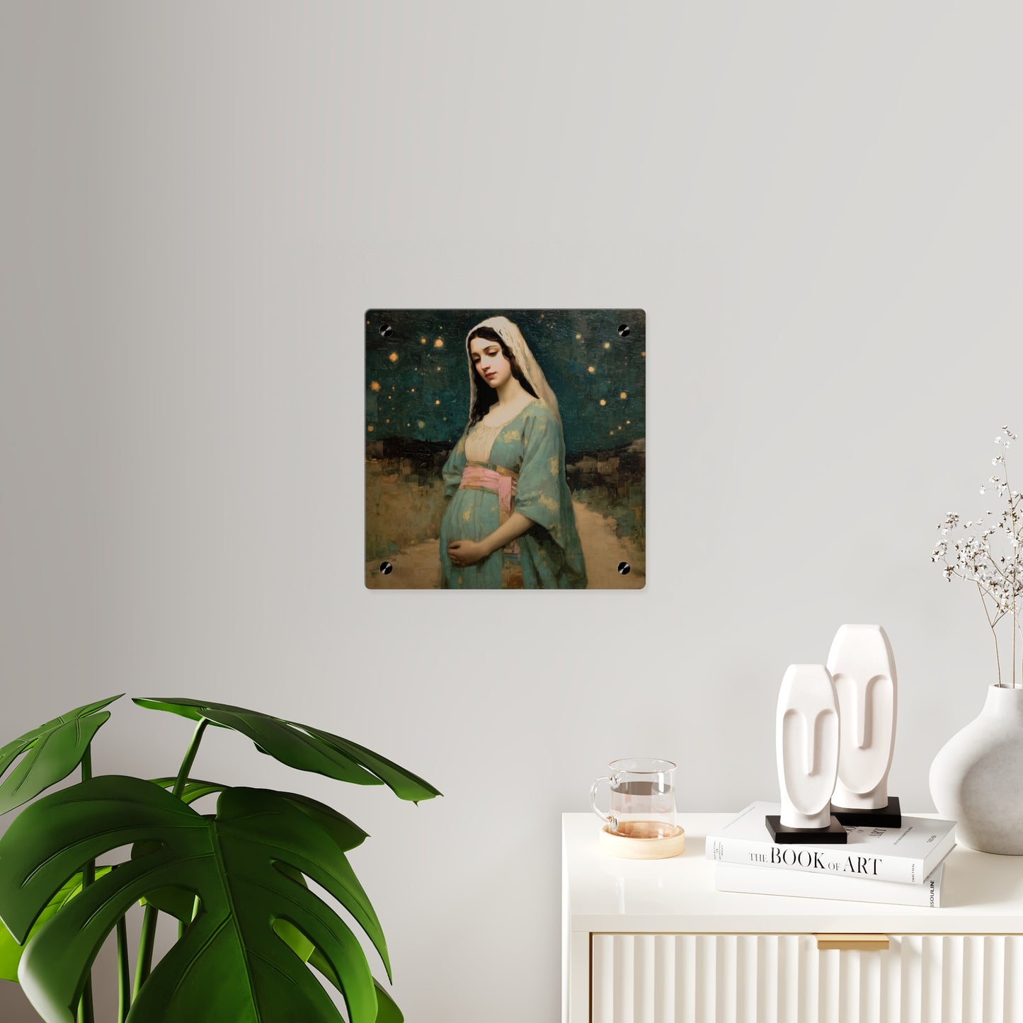 Our Lady of 'O' - Our Lady of Expectation - Mother Mary - Marian Art - Wall Art Panel - Ready to Hang Acrylic Print - Catholic Art
