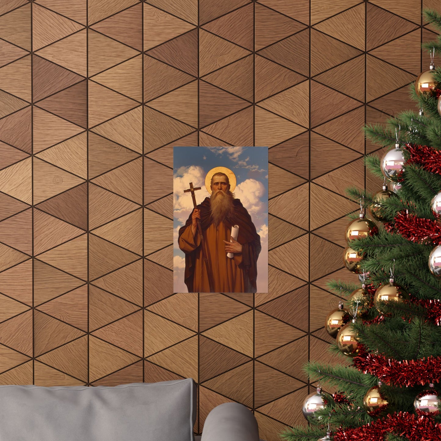 Saint Joannicus the Great / Loannikios of Mount Olympus - Sanctified Souls Print - Multiple Sizes - Premium Matte Vertical Posters