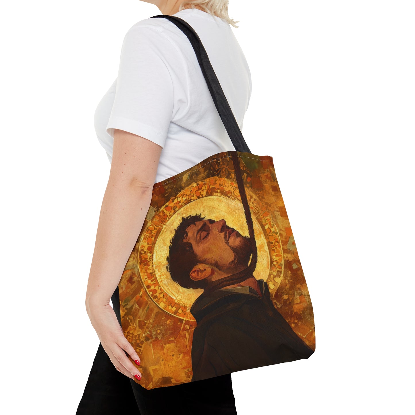 Saint John Ogilvie Tote Bag - Large Medium Small Faith Art Bag - Catholic Faith Purse - Religious Carry All Reusable Tote Bag