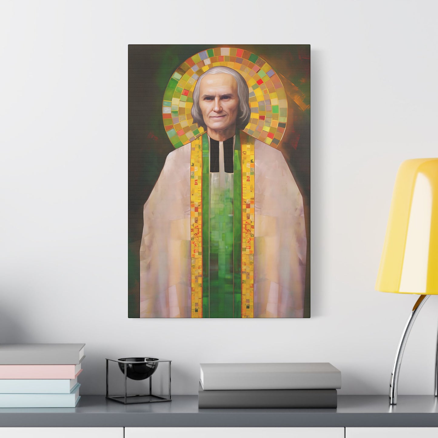 Saint John Vianney Canvas Print - Multiple Sizes - Catholic Home art - Museum Wrapped Canvas - Sanctified Souls Print