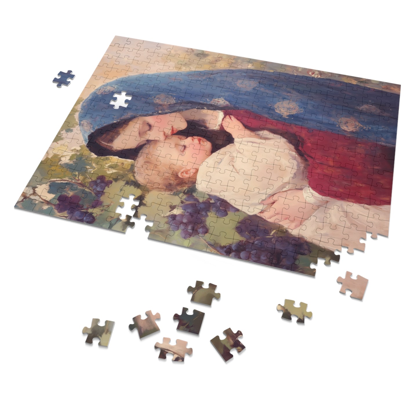 Our Lady of the Grapes / Out Lady of the Harvest - Puzzle & Keepsake Tin - Religious Jigsaw Puzzle (30, 110, 252, 500,1000-Piece)