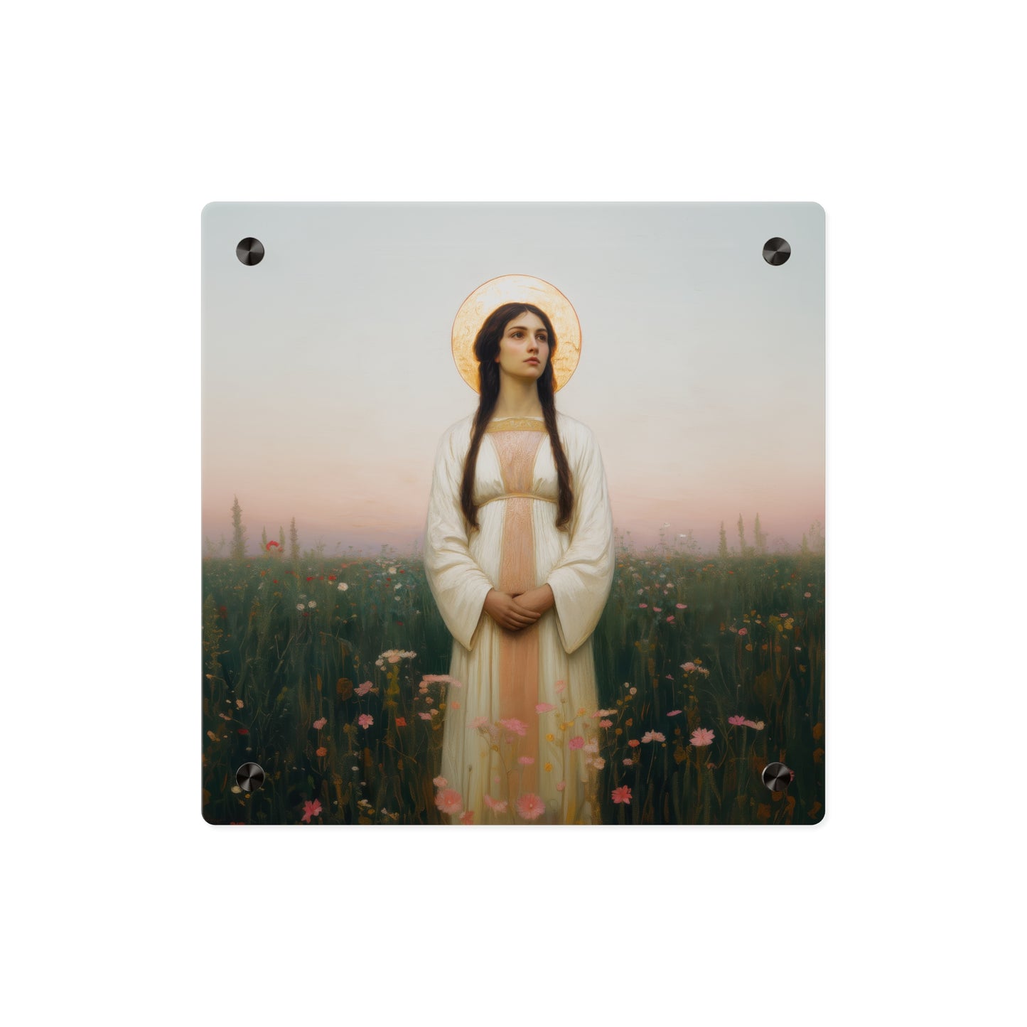 Saint Sabina Wall Art Panel - Ready to Hang Acrylic Print - Catholic Saint Art - Patron Saint Print - No Frame needed