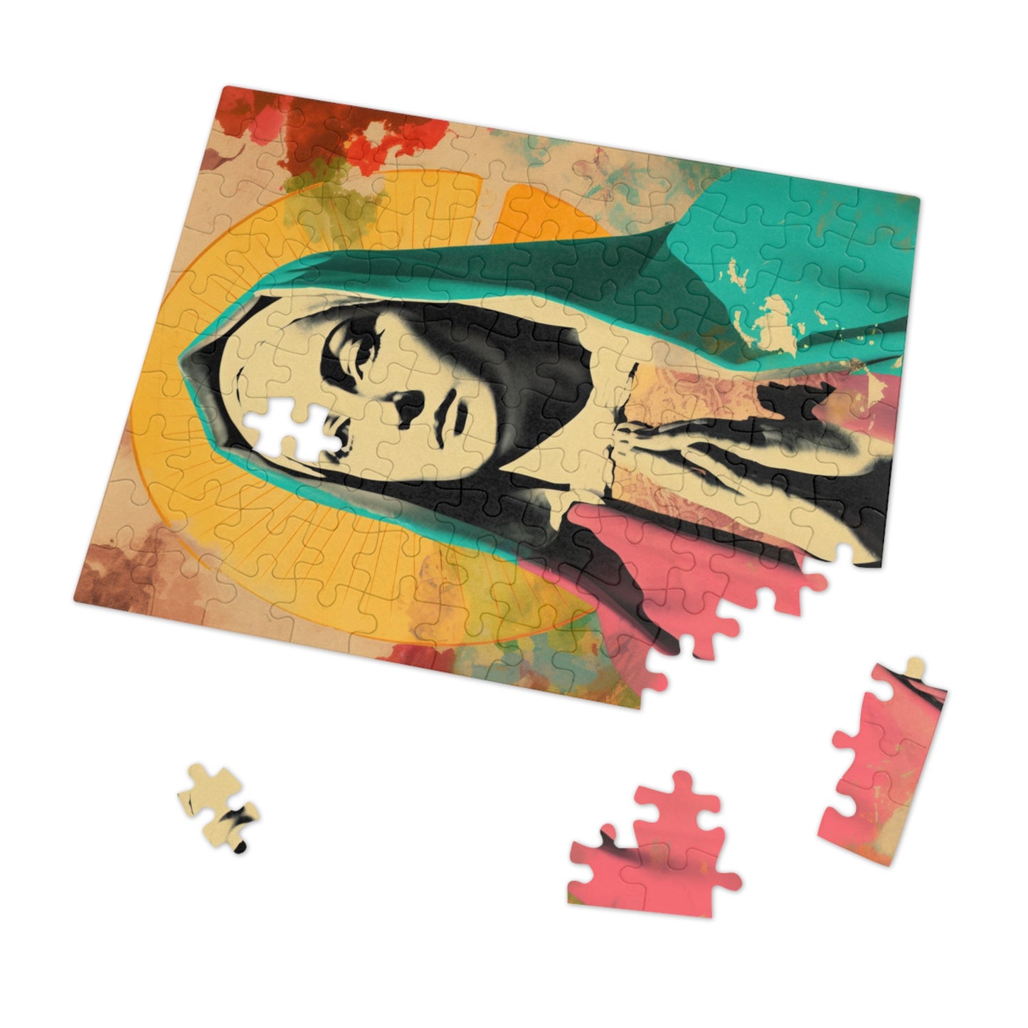 Mary the Blessed Virgin - Puzzle and Keepsake Tin - Religious Jigsaw Puzzle (30, 110, 252, 500,1000-Piece) - Religious Puzzle