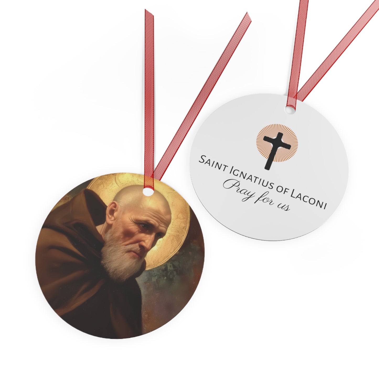 Saint Ignatius of Laconi - Metal Ornament - Religious Holiday Christmas Ornament and Keepsake